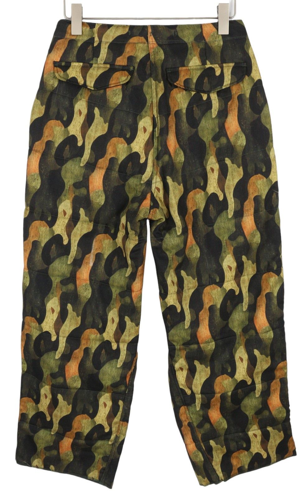 R13 PADDED MILITARY 28 Wool Silk Patterned Cropped FW25 86551 Size 28" / US 6 / IT 42 - 2 Thumbnail