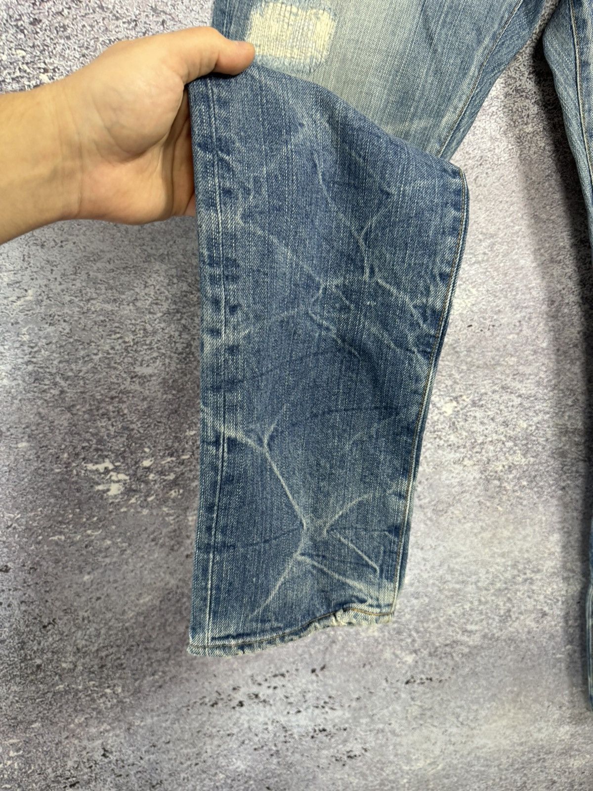 Japanese Brand × Prps × Vintage PRPS JAPAN VINTAGE PURPLE LABEL IMPALA JEANS 30 Distressed Size 30" / US 8 / IT 44 - 8 Thumbnail