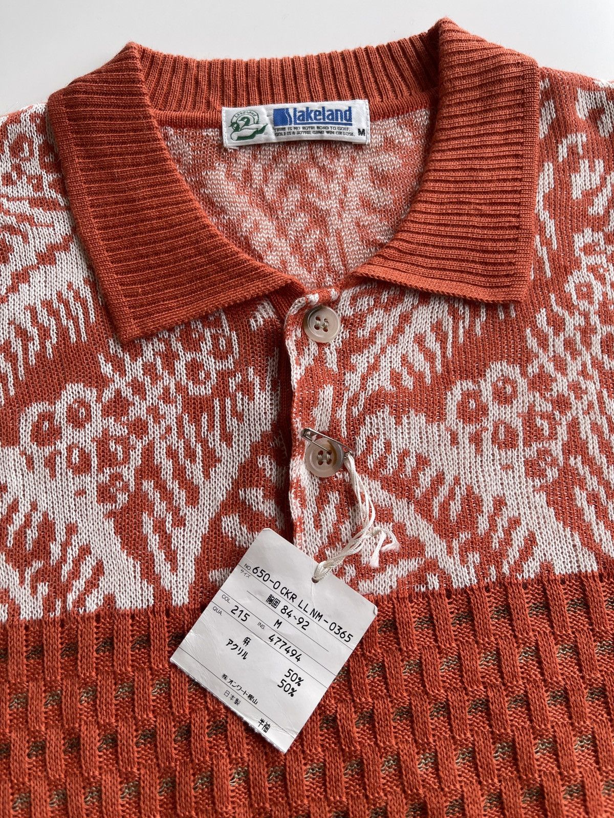Japanese Brand Vintage Polo Shirt Sweater Knitted Size US M / EU 48-50 / 2 - 6 Thumbnail