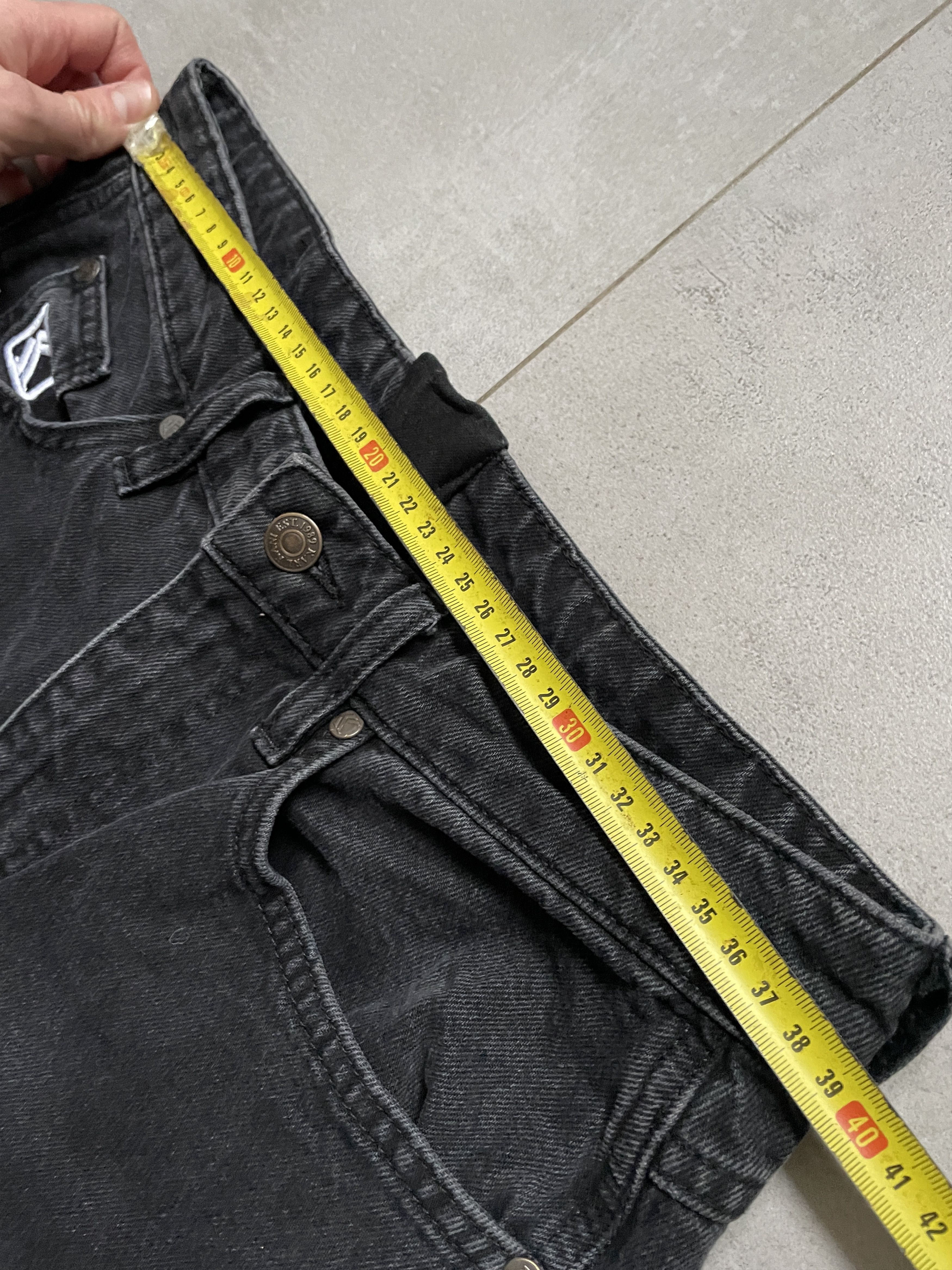 Karl Kani KARL KANI BLACK DENIM CARPENTER BAGGY JEANS HIP HOP Size US 30 / EU 46 - 8 Thumbnail