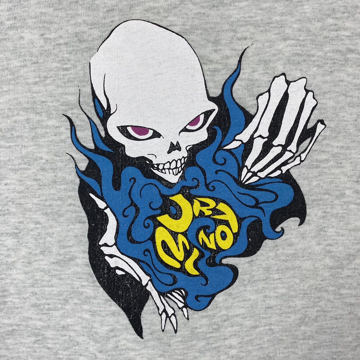 Burton Vintage 90's BURTON Skull Graphic Skate Streetwear Tee Size US L / EU 52-54 / 3 - 4 Thumbnail