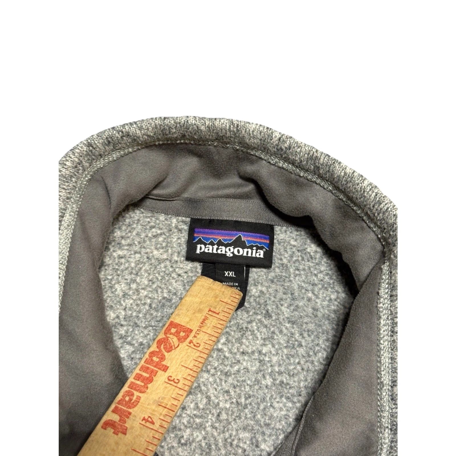 Patagonia Patagonia Better Sweater Vest XXL Grey Heather Full Zip Fleece Vest Men Mid-Length Zip Pockets Logo Vintage No 2XL Regular Fit Outdoor Casual Size US XXL / EU 58 / 5 - 5 Thumbnail