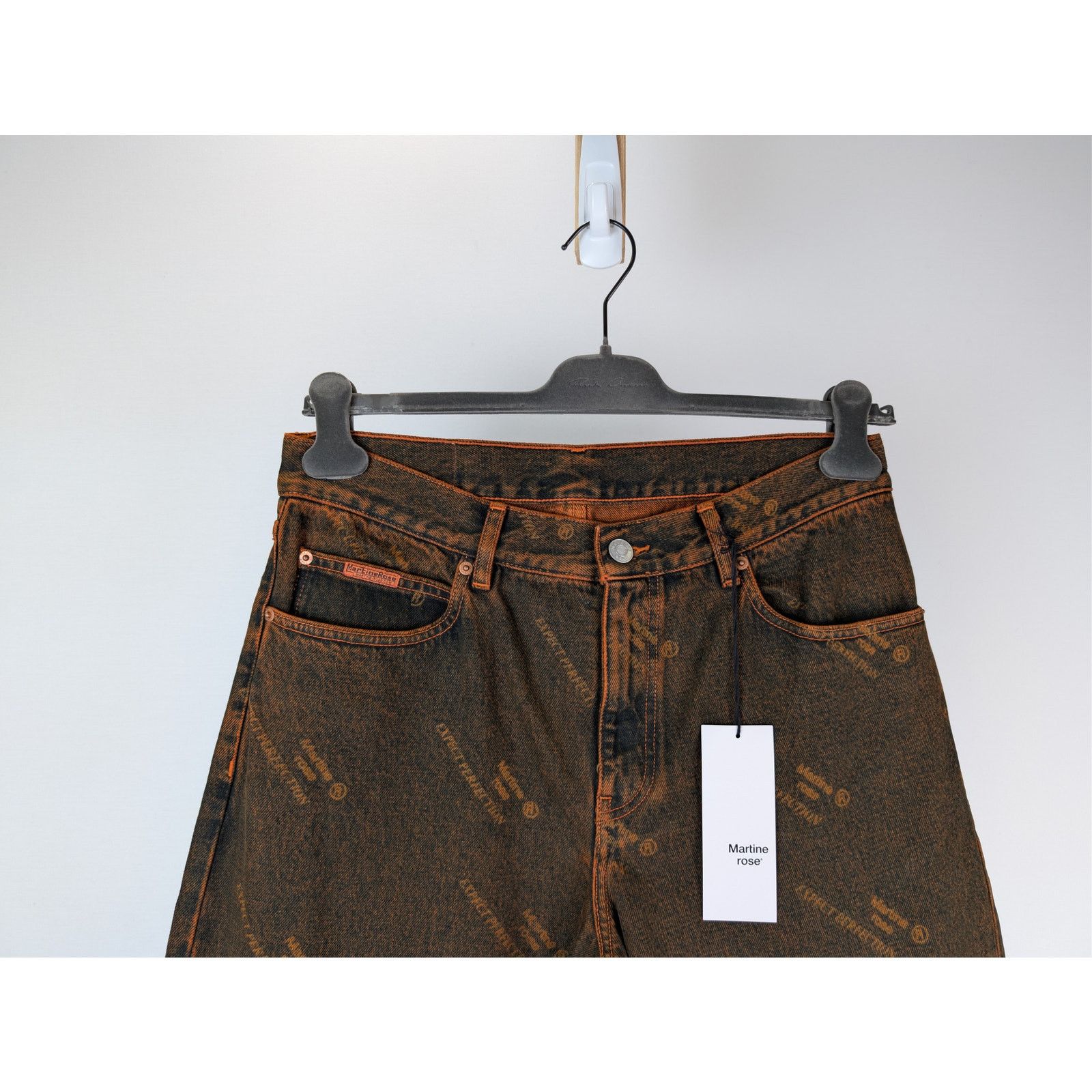 Martine Rose o1rshd1 Relaxed Fit Jean in Orange Laser Size US 32 / EU 48 - 3 Thumbnail