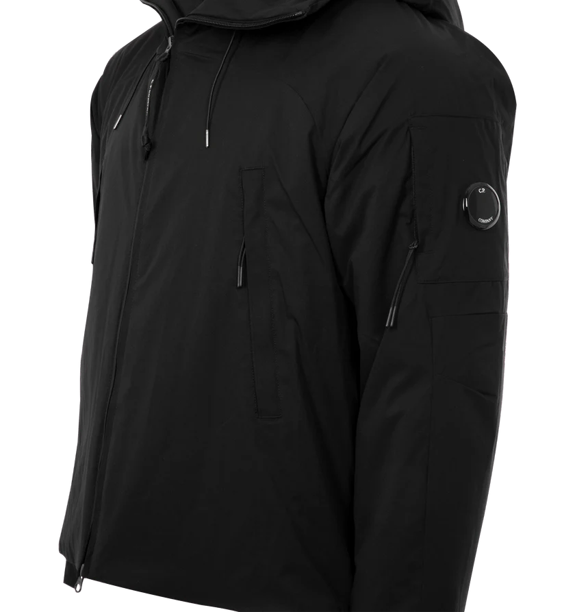 C.P. Company o1h1sh11225 Pro-Tek Hooded Padded Jacket in Black Size US L / EU 52-54 / 3 - 3 Thumbnail