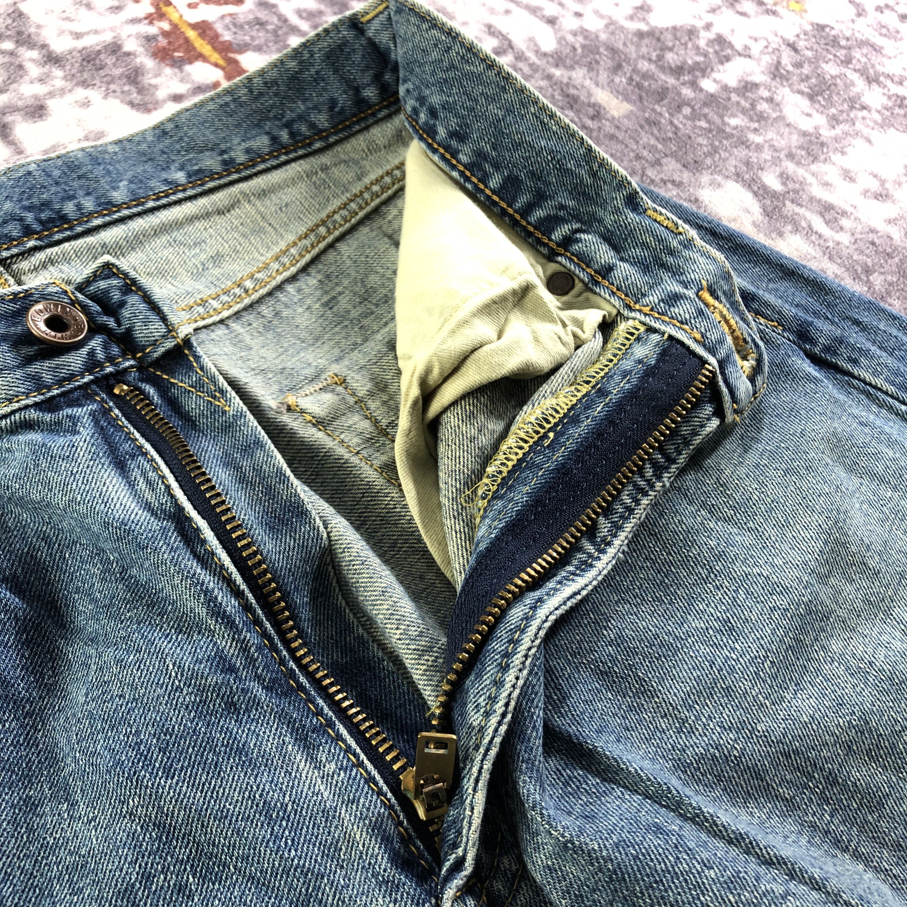 Edwin Vintage Blue Wash Edwin 505 Selvedge Jeans-JM3587 Size US 30 / EU 46 - 8 Thumbnail