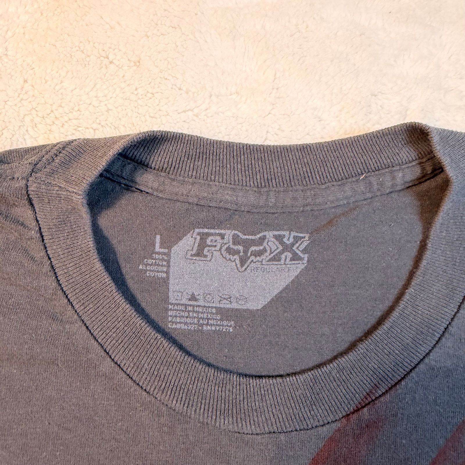 Fox Racing Gray Y2k FTX T-Shirt Size US L / EU 52-54 / 3 - 3 Thumbnail