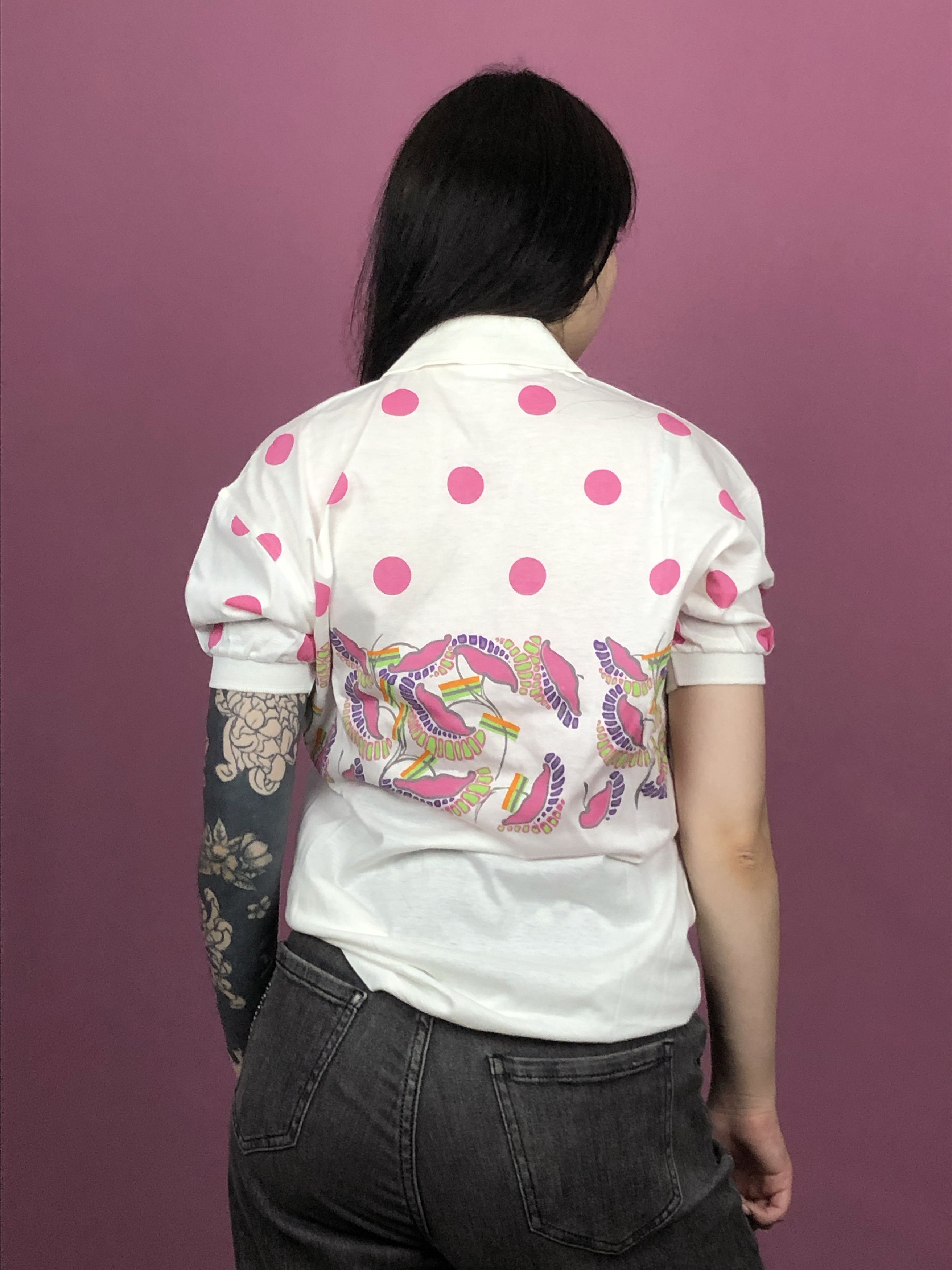 Diadora × Vintage 90s Diadora Vintage Women's Polo Shirt - 44 S Size US S / EU 44-46 / 1 - 3 Thumbnail