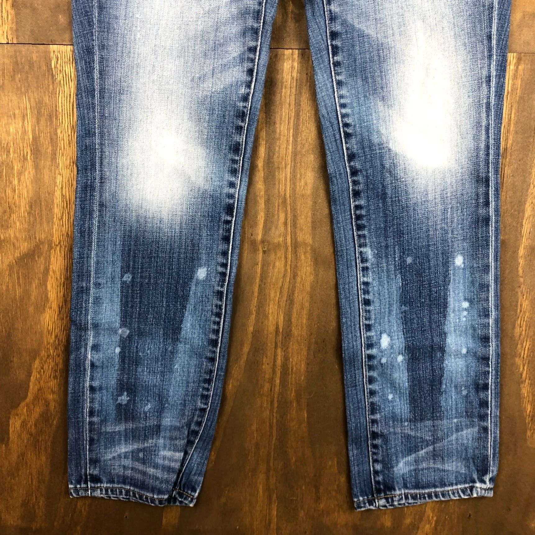 Madewell Madewell Jeans Blue Distressed Stretch Boyjean 26 Women's Regular Denim Mid Rise 28in Inseam 5-Pocket Size 26 Size 26" / US 2 / IT 38 - 3 Thumbnail