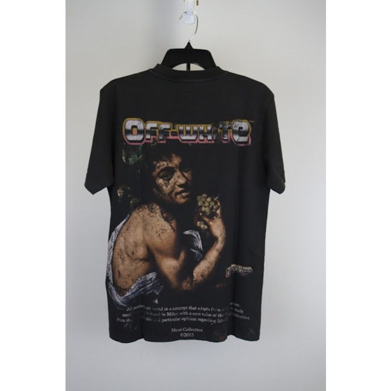 Off-White o1rshd1 Digital Bacchus Slim Short sleeve Tee T-Shirt Black Size US S / EU 44-46 / 1 - 1 Thumbnail