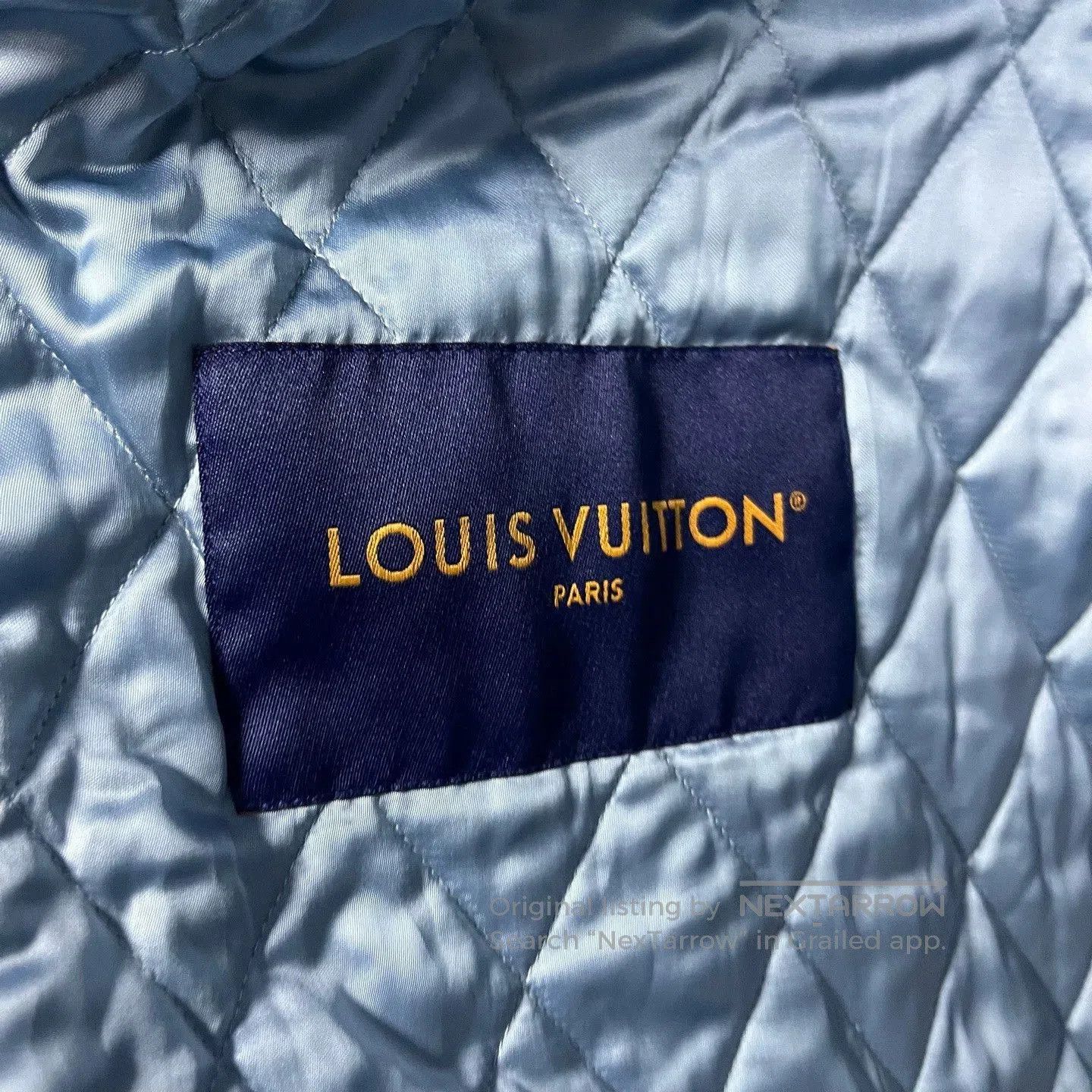 Louis Vuitton louis vuitton blue leather long coach jacket. Size US XXL / EU 58 / 5 - 4 Thumbnail