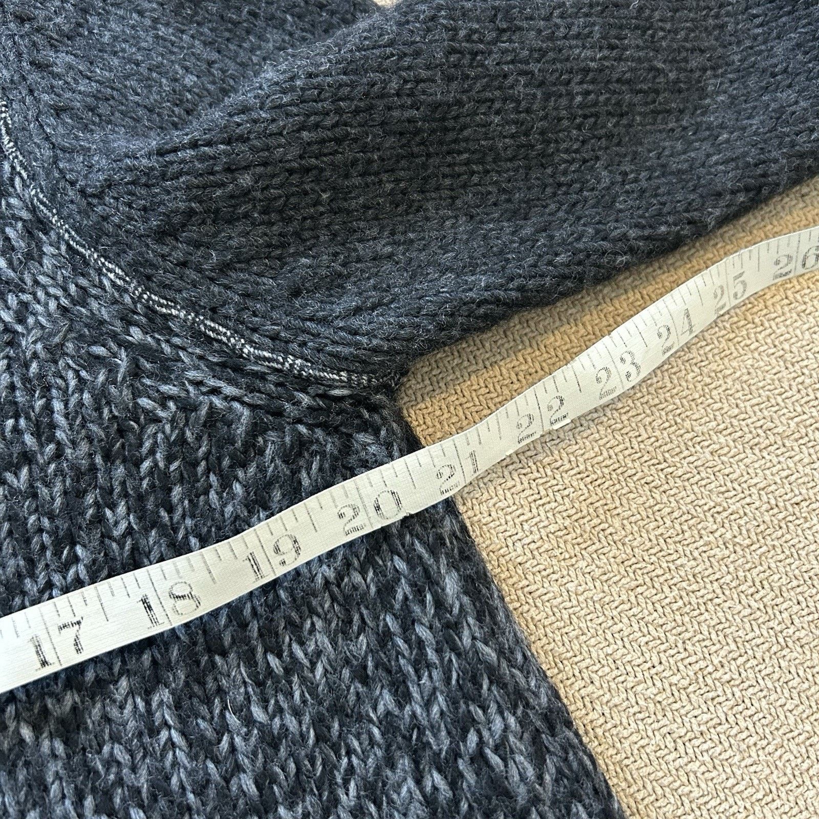 Daniele Fiesoli Heavy Knit Wool Fisherman Full Zip Sweater Made In Italy Size US L / EU 52-54 / 3 - 5 Thumbnail