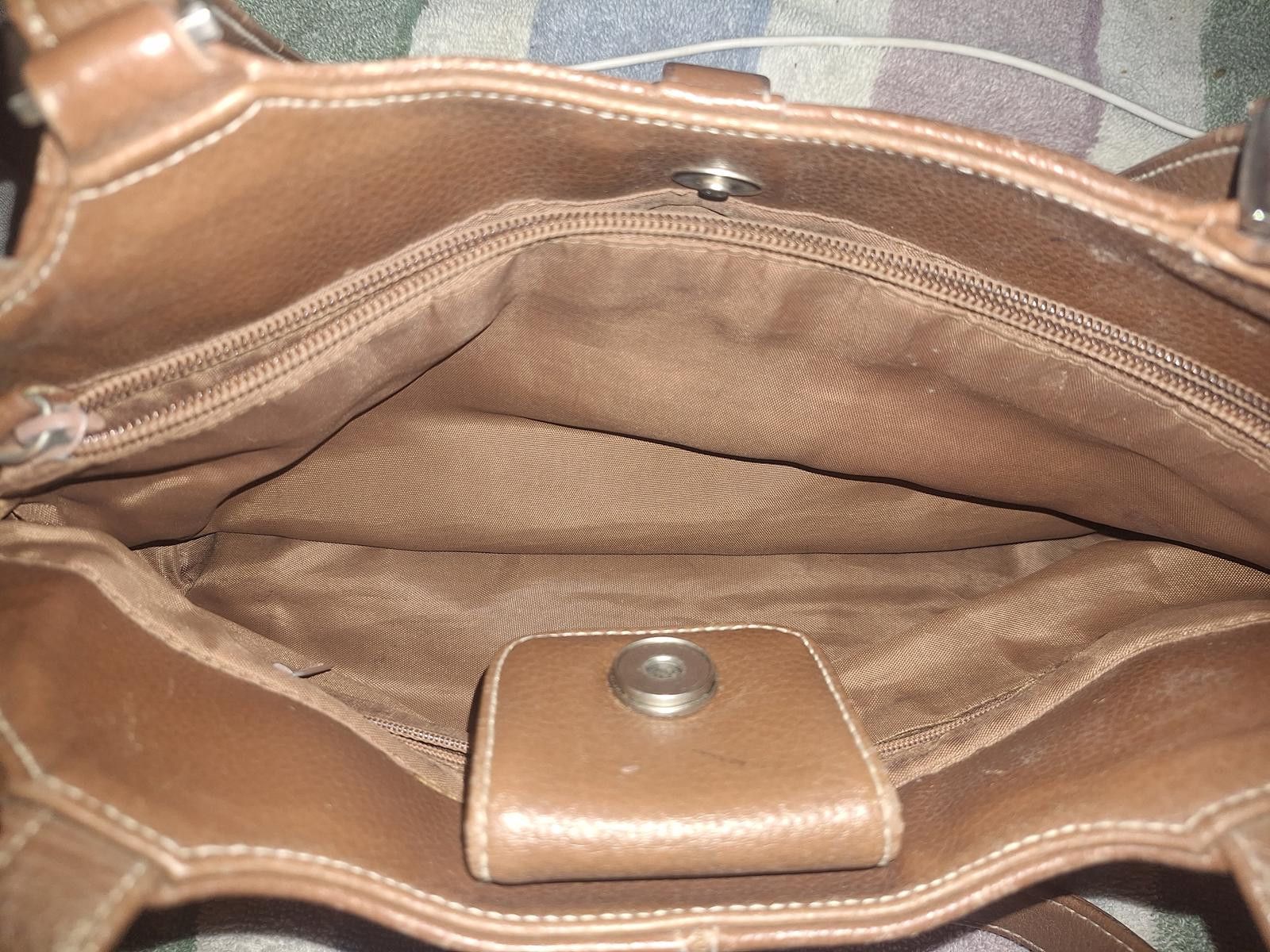 Mossimo Brown Leather Mossimo Shoulder Purse Size ONE SIZE - 3 Thumbnail