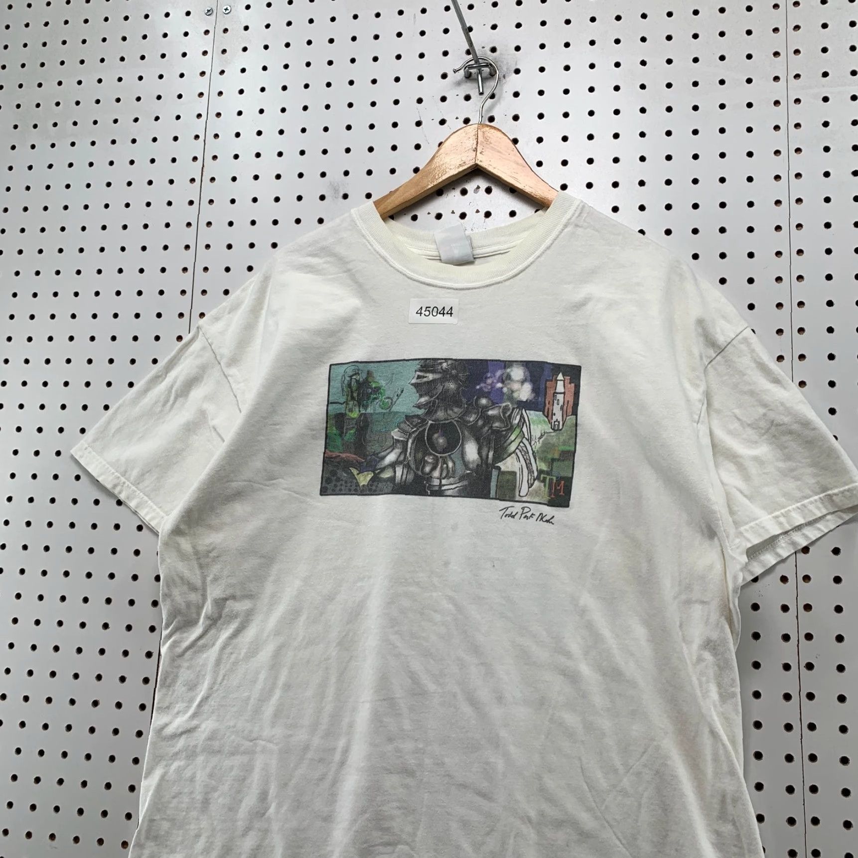 Hanes VINTAGE Nike Shirt Mens Large White 2006 Music Tour Concert Big Head Todd Monster Shirt Size US L / EU 52-54 / 3 - 3 Thumbnail