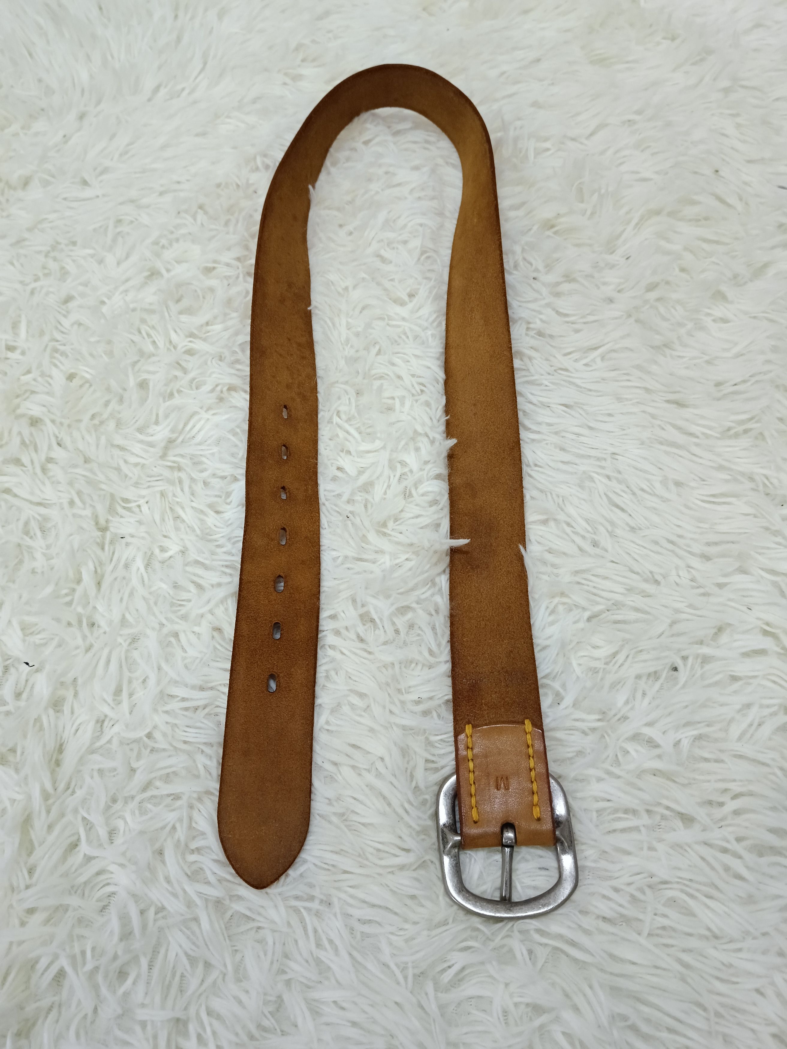 Hawk × Leather HAWK COMPANY PATINA LEATHER BELT Size ONE SIZE - 2 Thumbnail