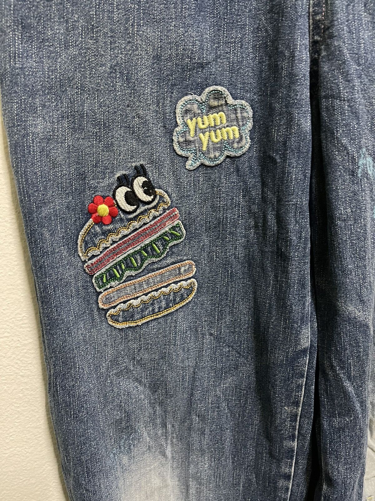 Angel Blue × Japanese Brand × Vintage Angel Blue Overall Patches Denim Size 30" / US 8 / IT 44 - 4 Thumbnail