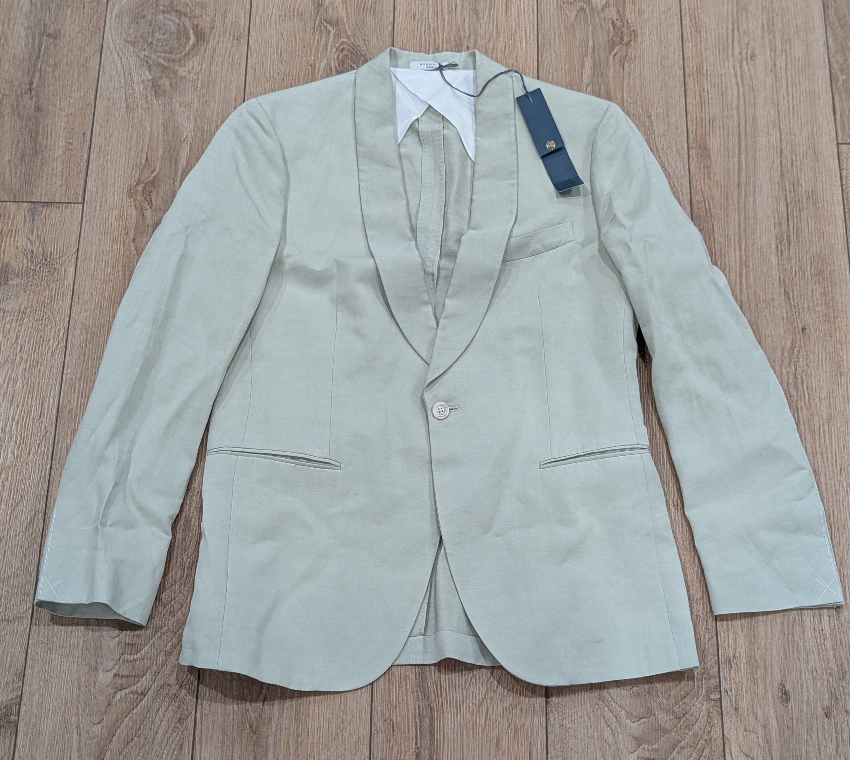 Boglioli BOGLIOLI Shawl Lapel Dinner Jacket Mint Green 50 US 40R Size 40R - 1 Thumbnail