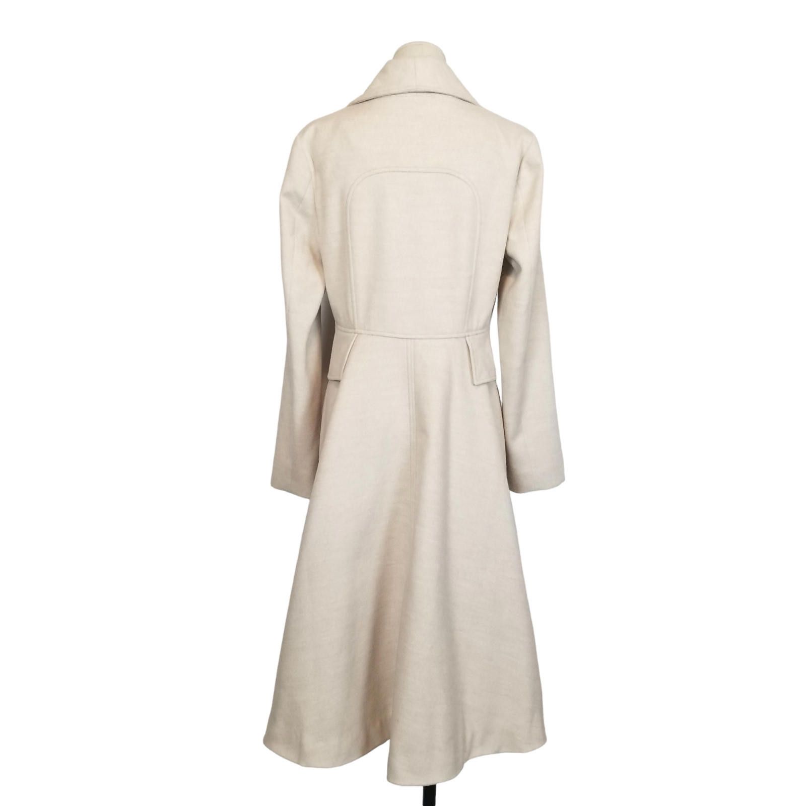 Anthropologie NWT Anthropologie Evaline Textured Coat Natural Sz 4 Size S / US 4 / IT 40 - 4 Thumbnail