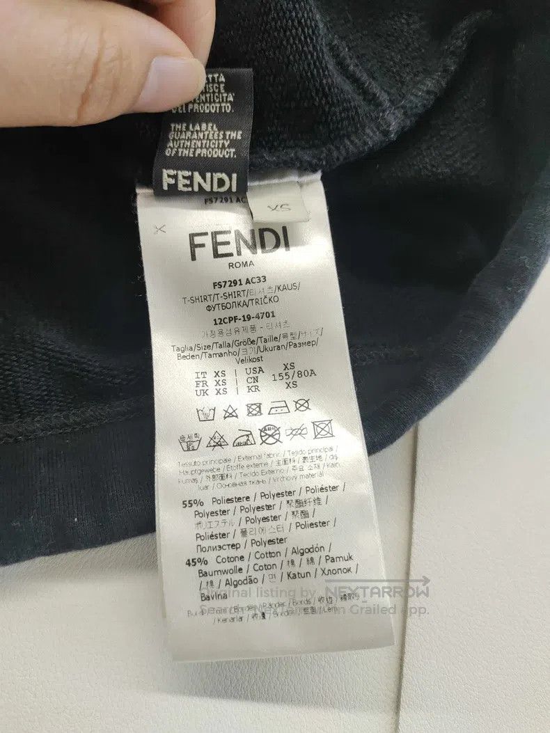 Fendi Fendi Short hooded sweatshirt Size XS / US 0-2 / IT 36-38 - 4 Thumbnail