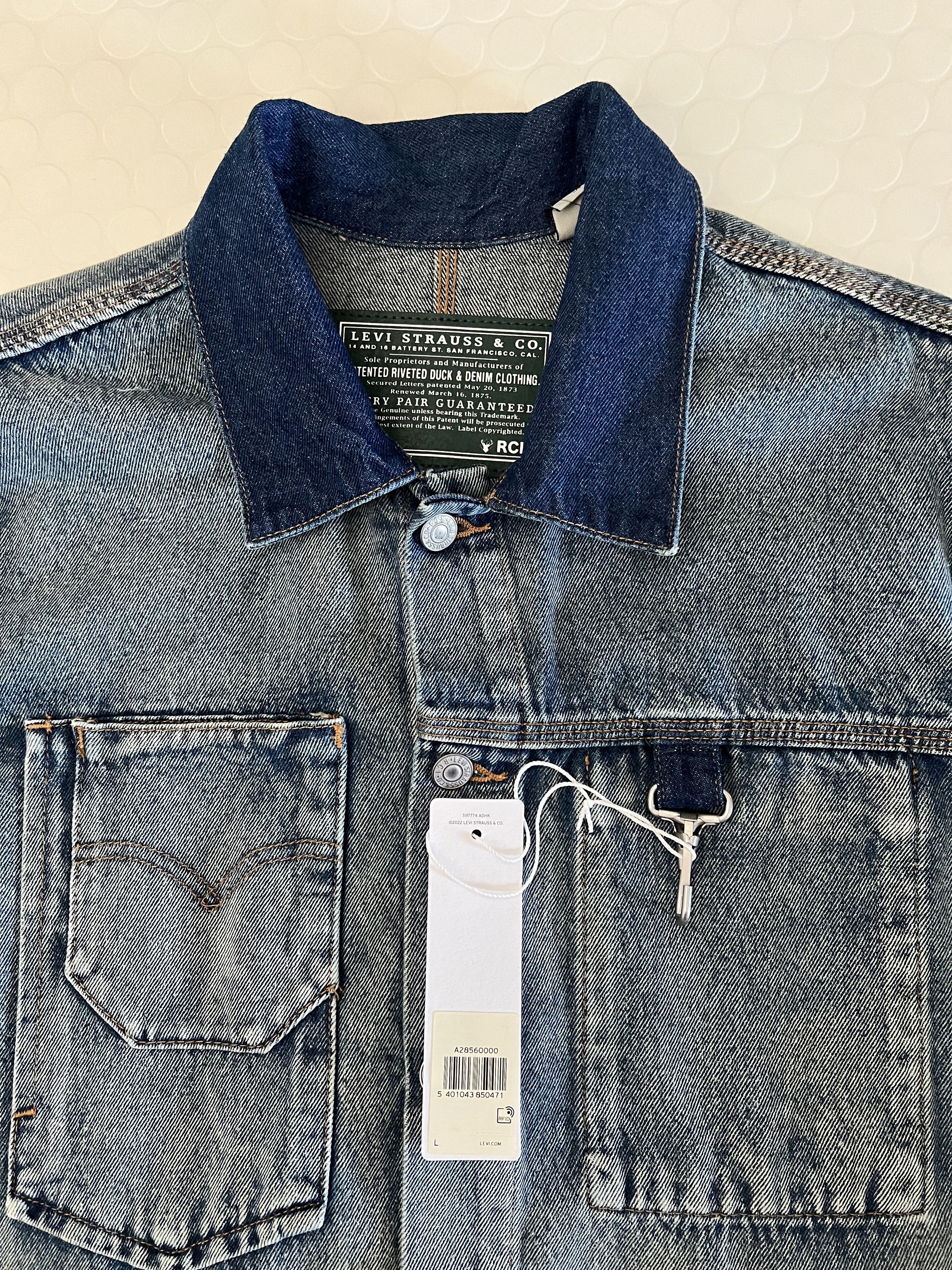 Levi's × Reese Cooper Vintage Denim Effect Chore Coat Size L Size US L / EU 52-54 / 3 - 3 Thumbnail
