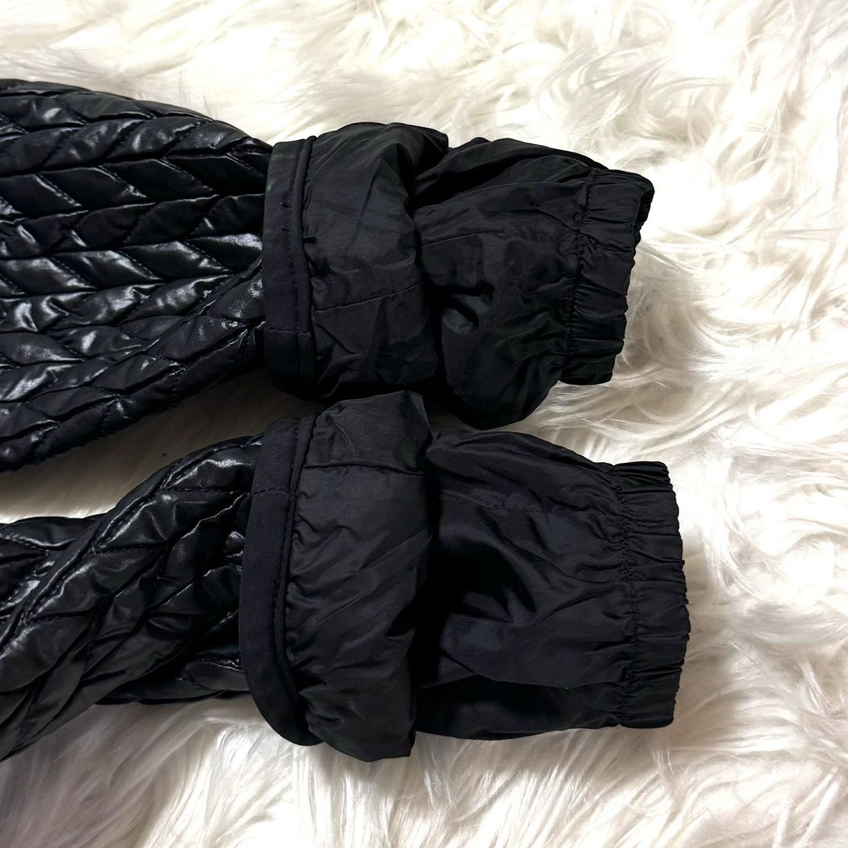 Prada Prada Sport ribbed gathered nylon jacket, black, size 40, Size S / US 4 / IT 40 - 13 Thumbnail