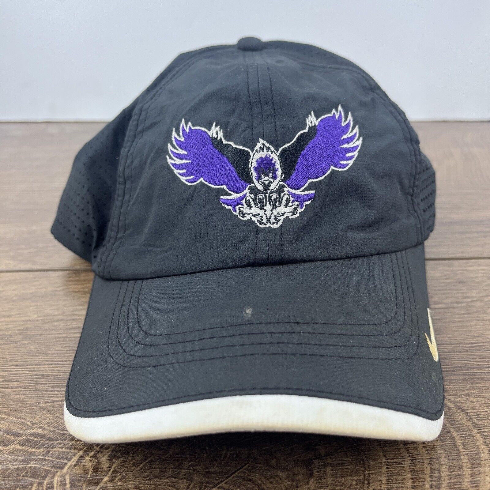 Nike Ravens Nike Hat Black Hat Adjustable Adult Size Black Hat Ca Size ONE SIZE - 3 Thumbnail