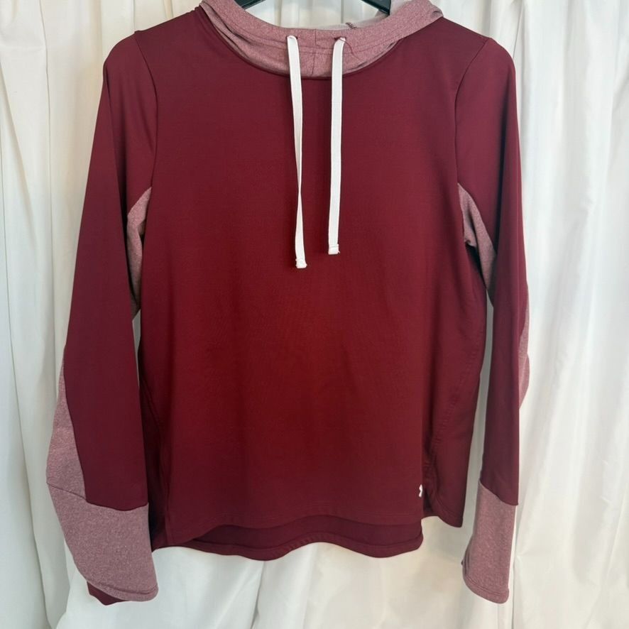 Under Armour Under Armour Womens ColdGear Burgundy Hoodie Thumbholes Medi Size M / US 6-8 / IT 42-44 - 4 Thumbnail