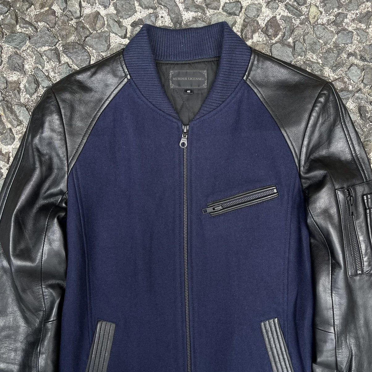 Murder License Murder License Wool & Goat Leather Hybrid Jacket Size US S / EU 44-46 / 1 - 2 Thumbnail