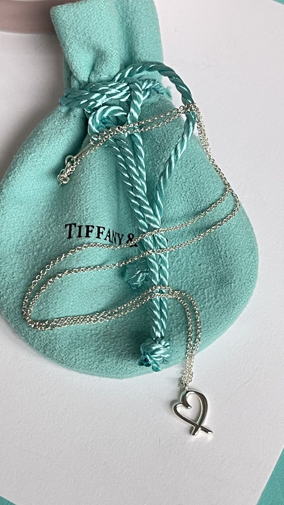 Tiffany & Co. Tiffany & Co Paloma Picasso Heart Pendant Mini 16” NEW $310 Size ONE SIZE - 8 Thumbnail
