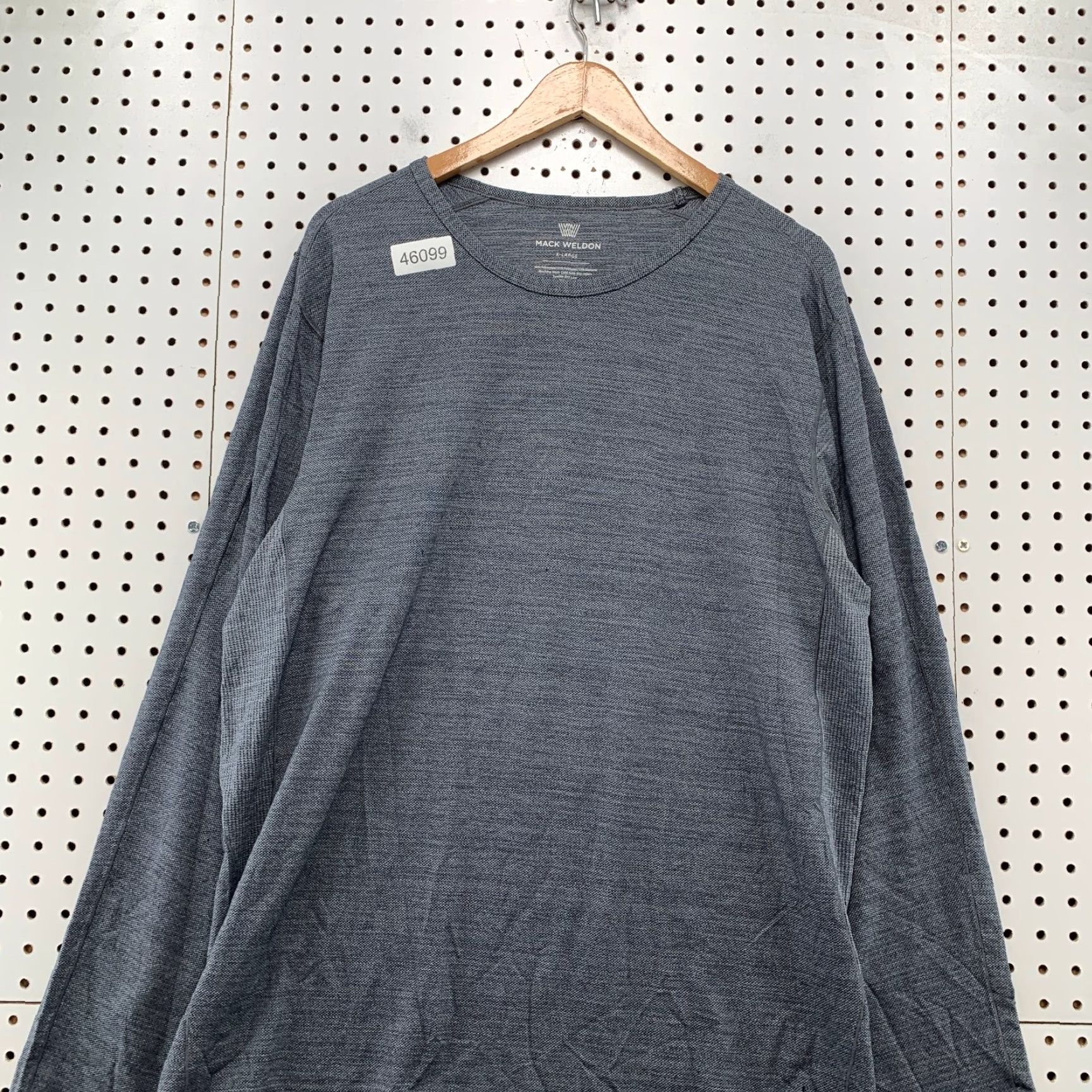 Vintage Mack Weldon Active Shirt Men XL Gray Long Sleeve Workout Performance Shirt Size US XL / EU 56 / 4 - 4 Thumbnail