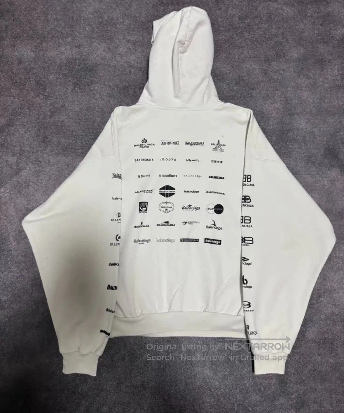 Balenciaga Balenciaga Logo Print Hoodie XS. Size US XS / EU 42 / 0 - 2 Thumbnail