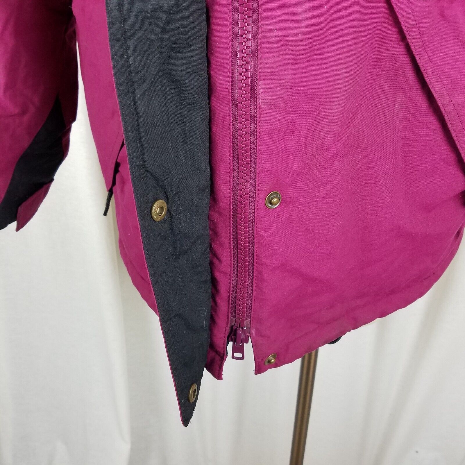 L.L. Bean Vtg LL Bean Hooded Winter Parka Jacket Womens S Raspberry Size S / US 4 / IT 40 - 4 Thumbnail