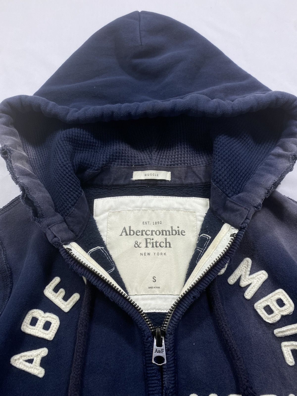 If Six Was Nine Sick Distressed Abercrombie Zip Hoodie lgb ifsix style Size US M / EU 48-50 / 2 - 7 Thumbnail