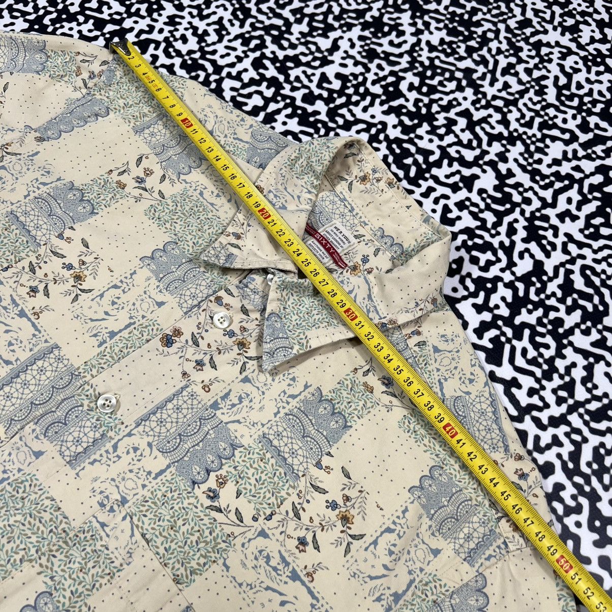 Sixty Vintage Y2K Miss Sixty Hawaiian Kapital Style Abstract Shirt Size US XL / EU 56 / 4 - 14 Thumbnail