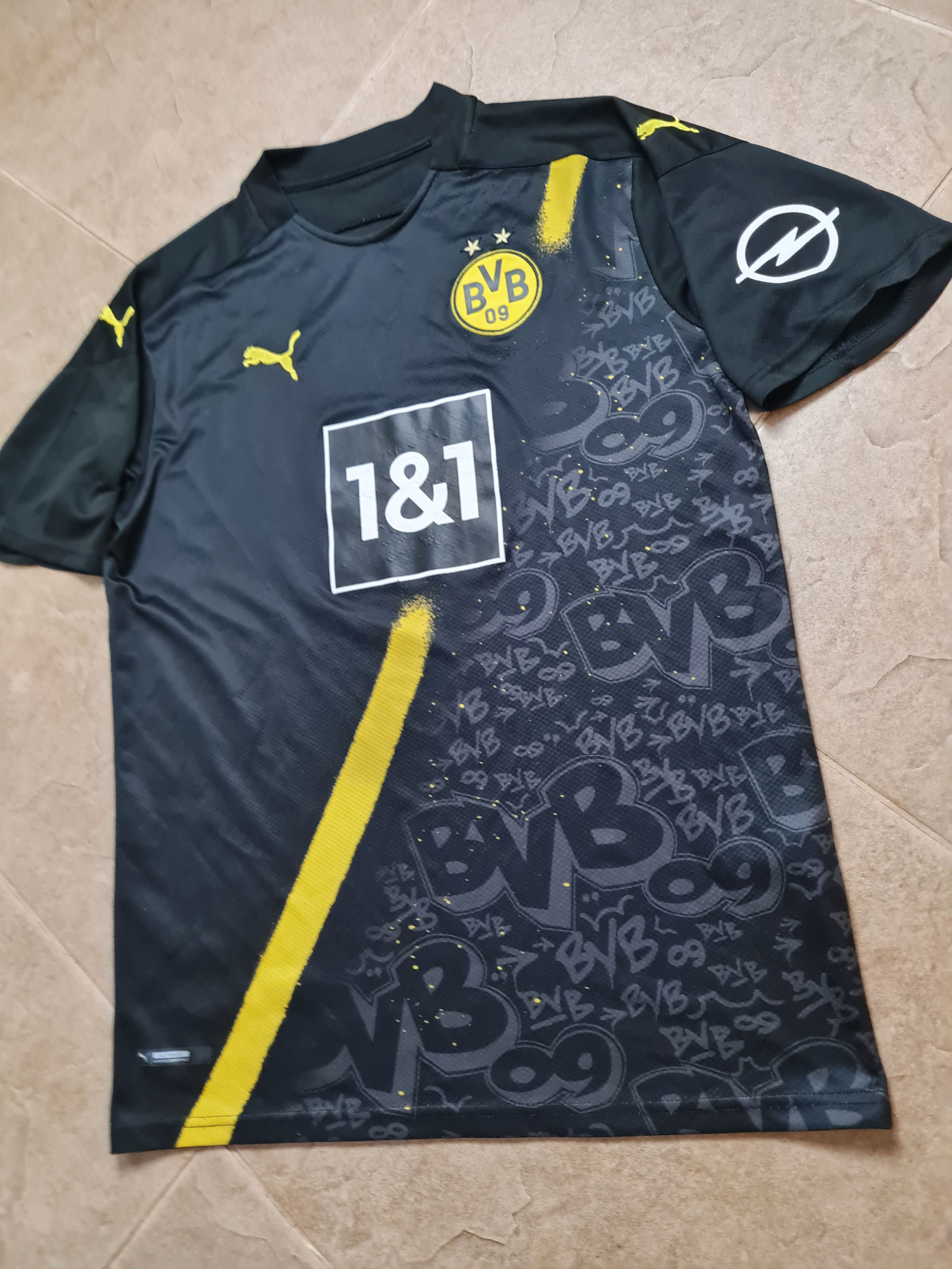 Puma Borussia Dortmund Away shirt 2020 Soccer Puma Mens Trikot Size US L / EU 52-54 / 3 - 4 Thumbnail