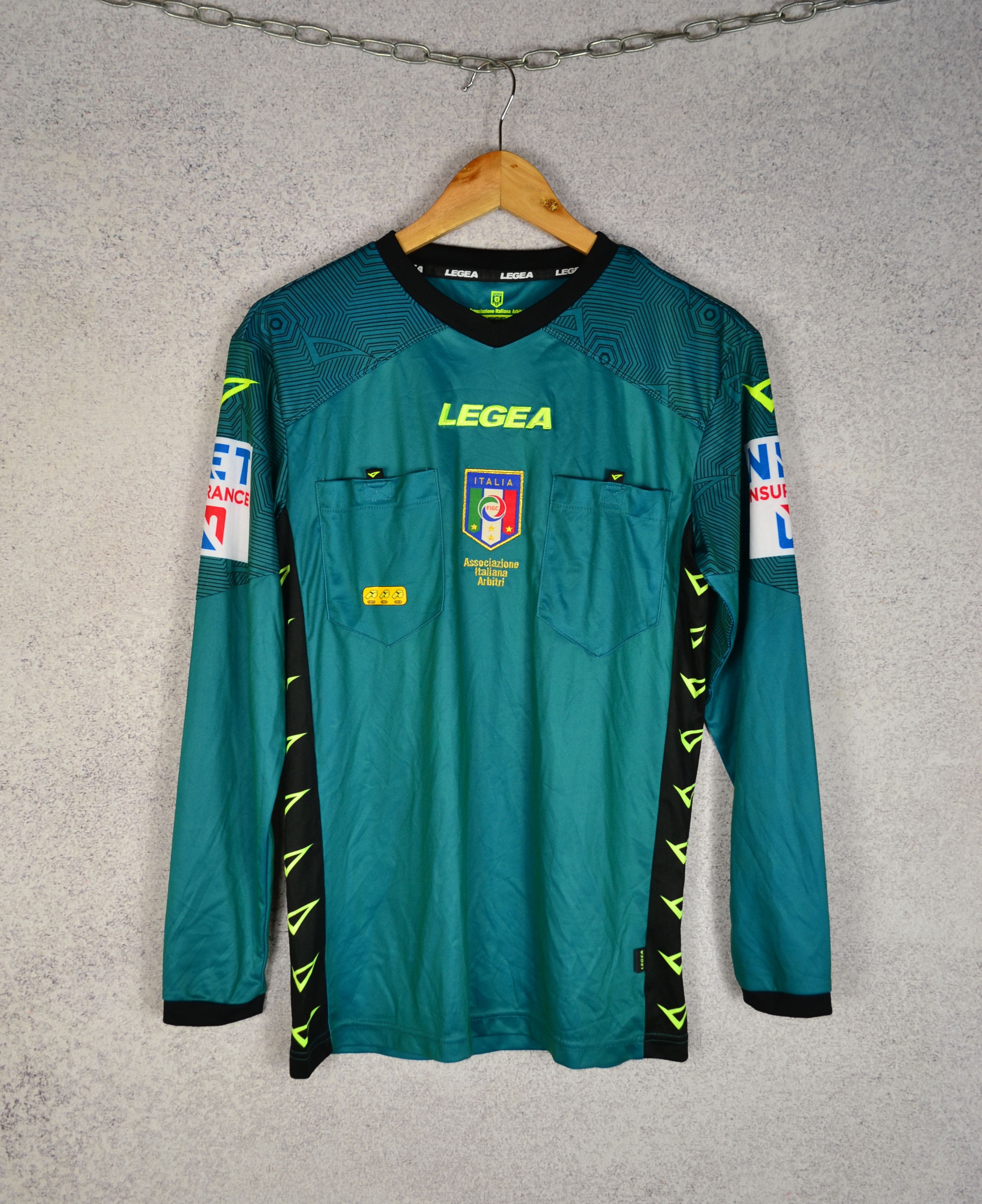 Vintage Italy Legea Referee Soccer Jersey Size US S / EU 44-46 / 1 - 1 Thumbnail