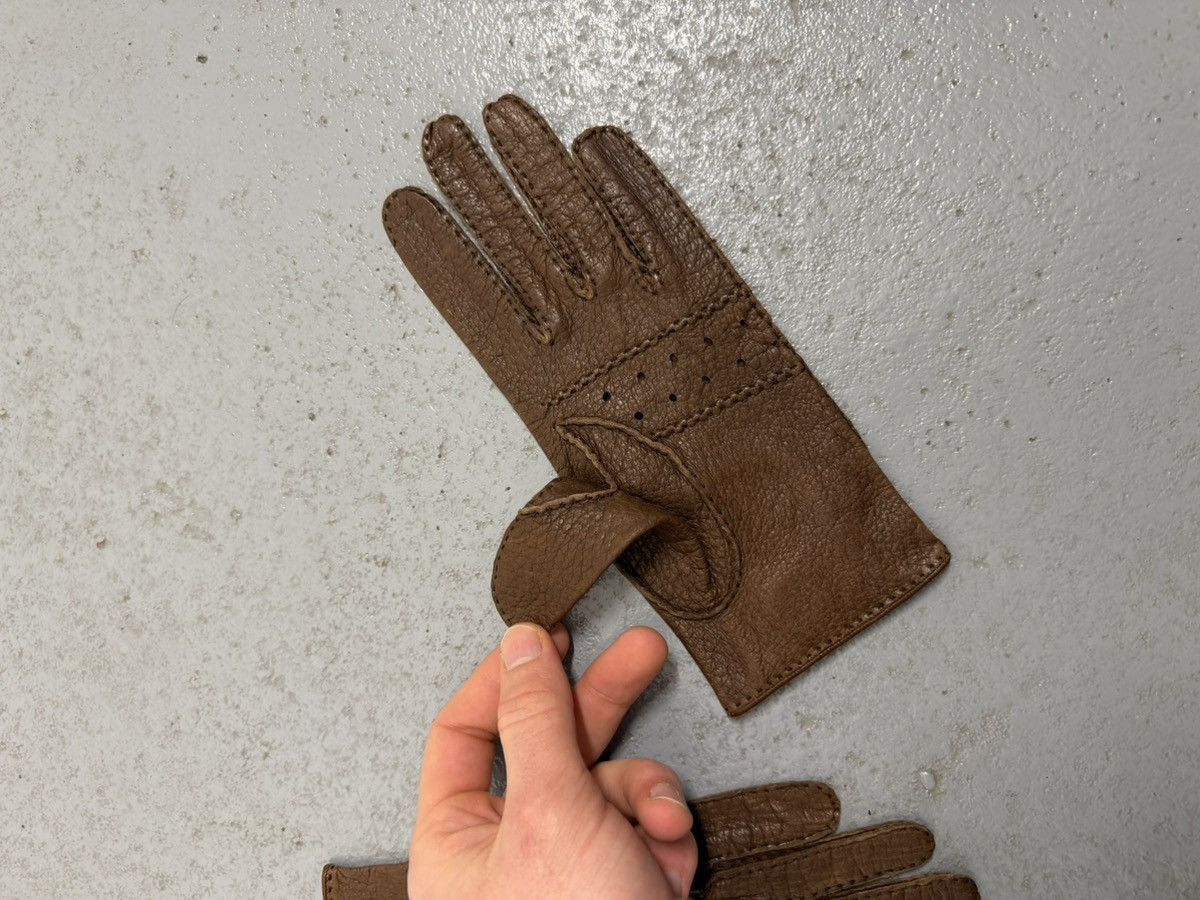 Hermes Vintage Hermes Peccary Leather Driving Gloves Size ONE SIZE - 10 Thumbnail
