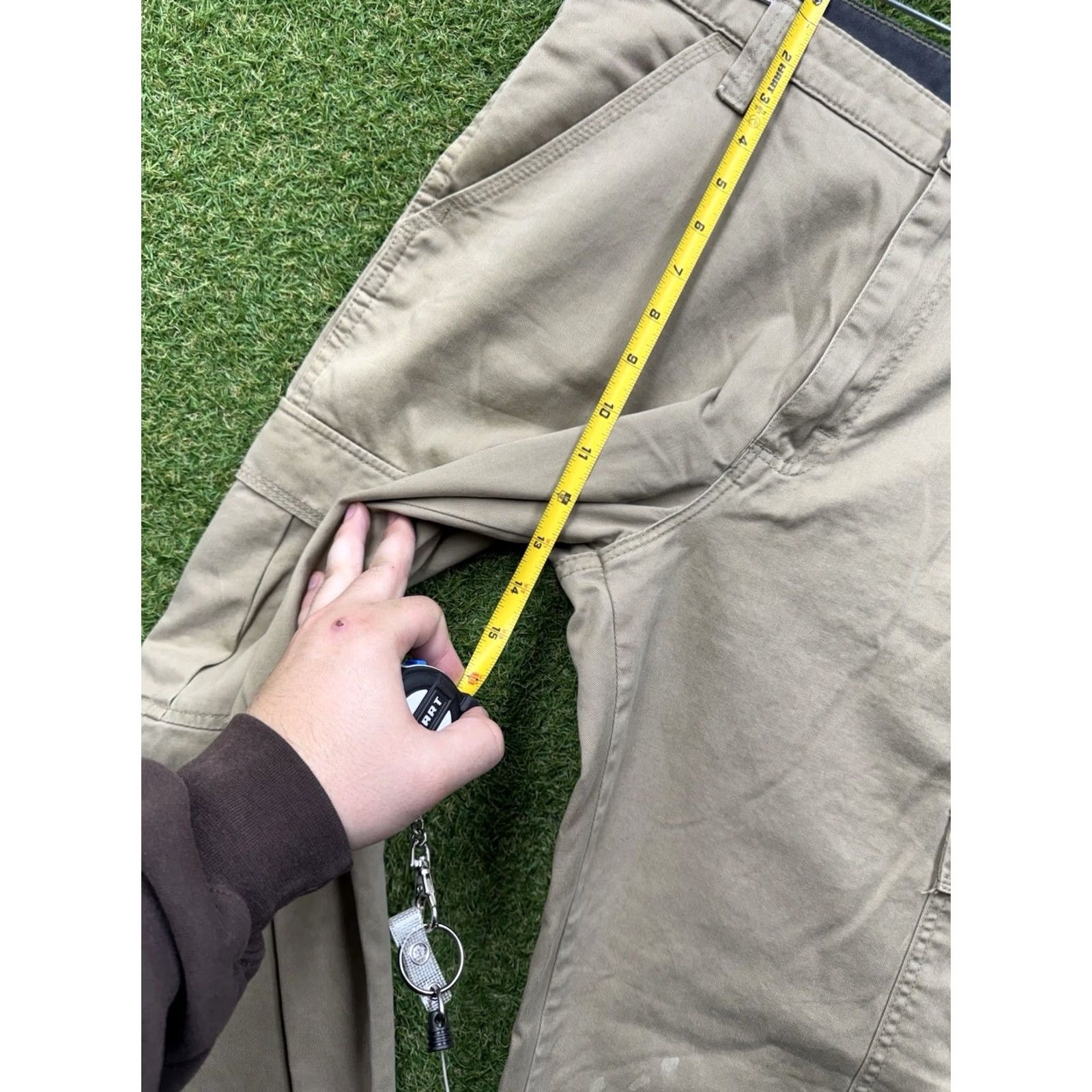 Wrangler Wrangler Cargo Pants Mens 32x32 Khaki Brown 70LEWGR Workwear Canvas Straight Size US 32 / EU 48 - 5 Thumbnail