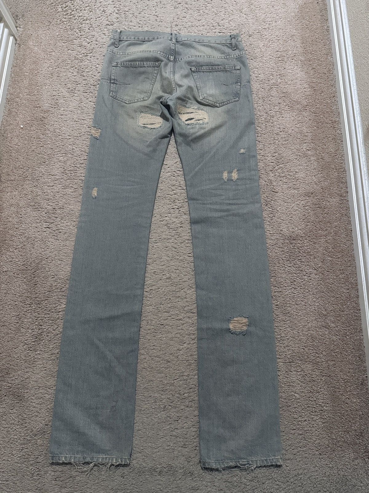 Dior Dior Homme by Hedi Slimane SS06 “Crash” Runway denim Size US 28 / EU 44 - 7 Thumbnail