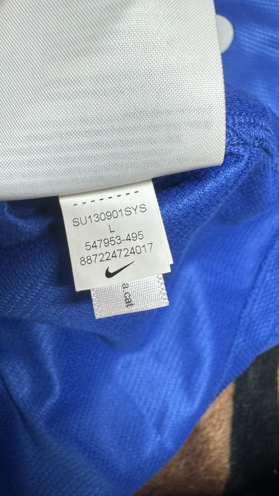 Nike Barcelona 13/14 goalkeeper gk shirt Size US L / EU 52-54 / 3 - 9 Thumbnail