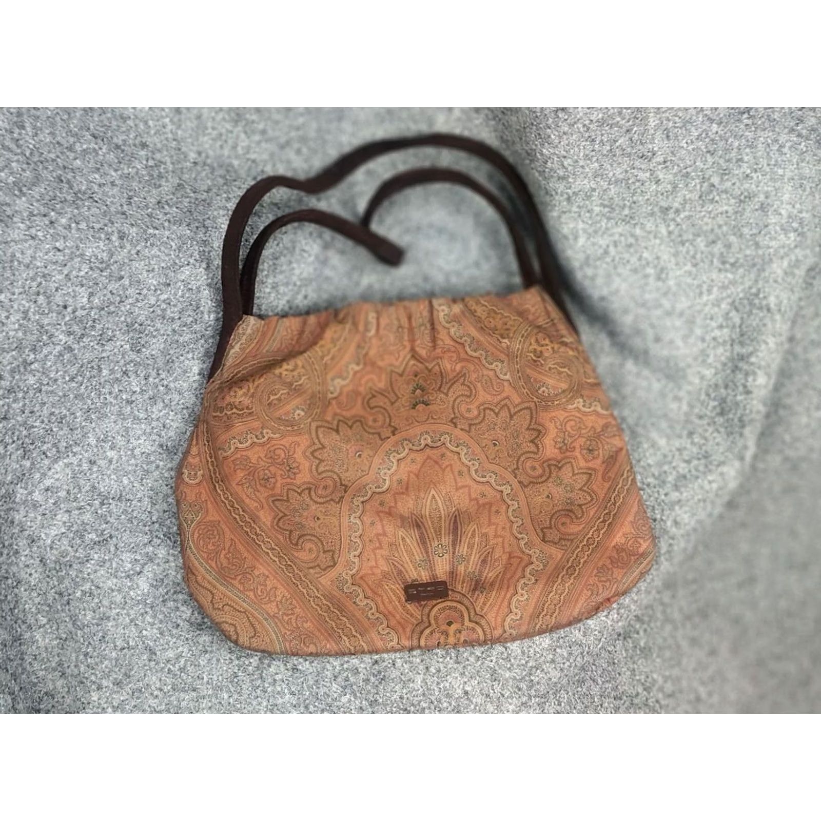 Etro VINTAGE Etro Italy Design Leather Pattern Shoulder Shopper bag Size ONE SIZE - 5 Thumbnail