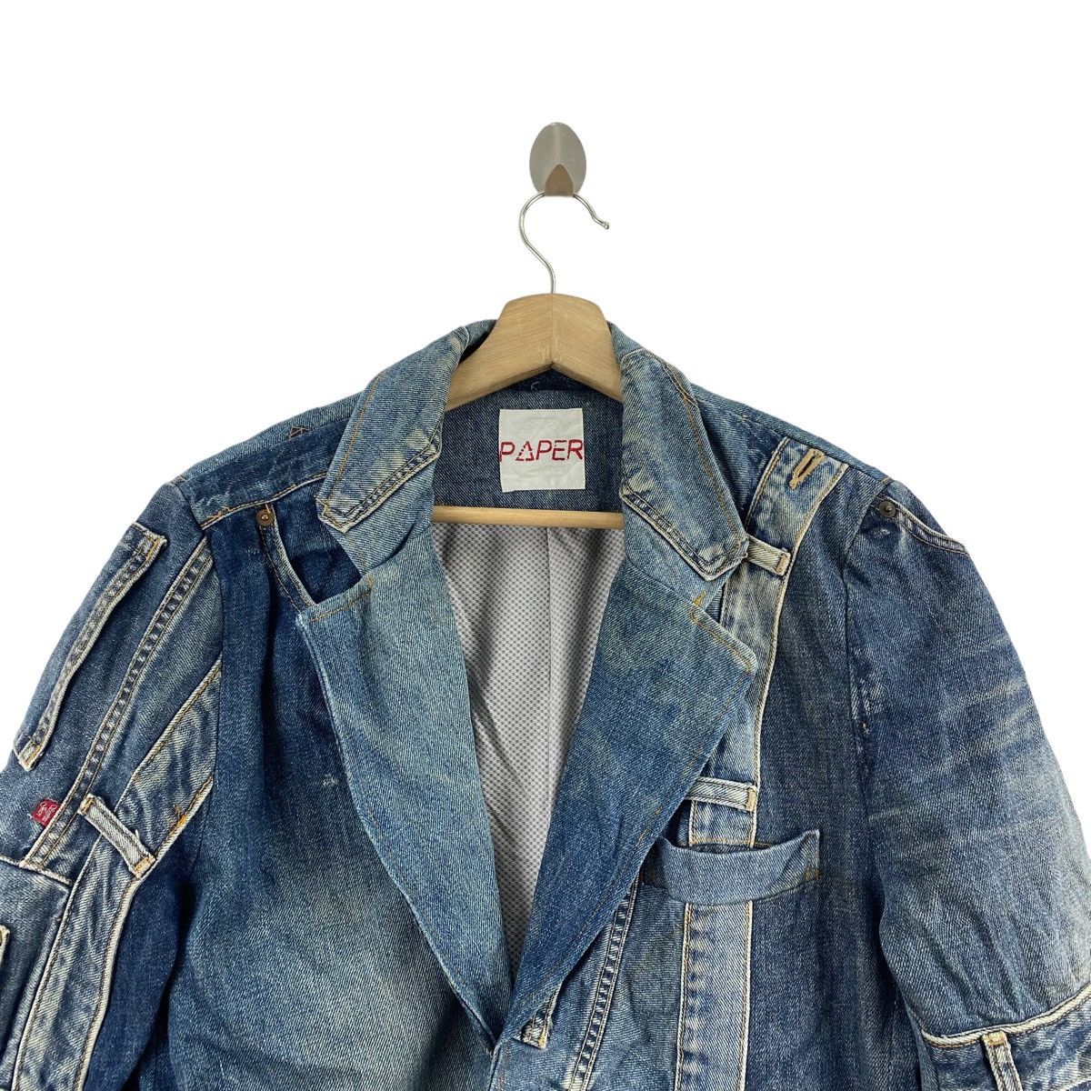 Vintage Vintage 90s BOBSON LADY'S Japanese Brand Punk Style Denim Size US M / EU 48-50 / 2 - 2 Thumbnail