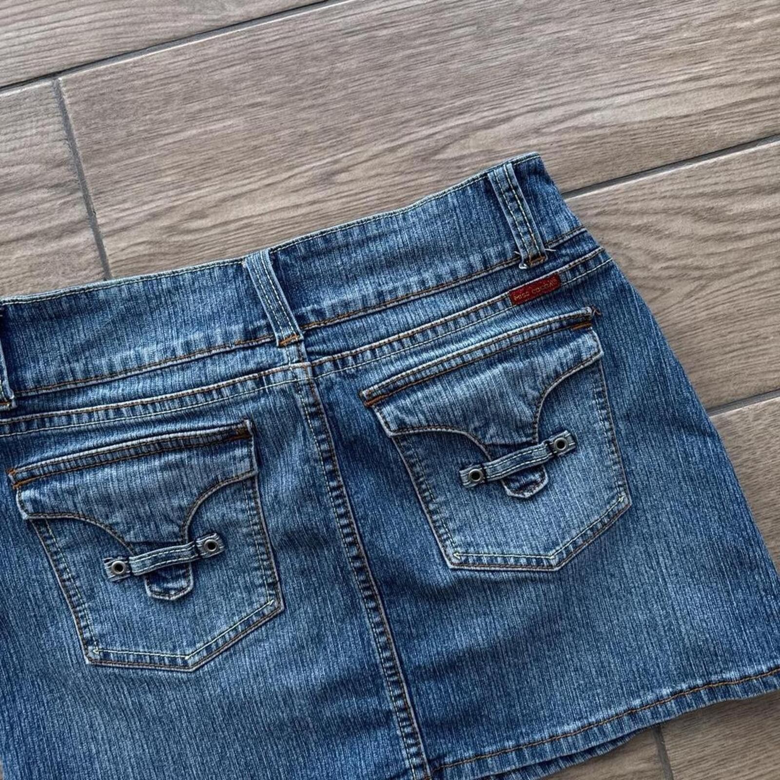 Other Y2K Miss Cocoa Denim Mini Skirt Size 30" / US 8 / IT 44 - 8 Thumbnail