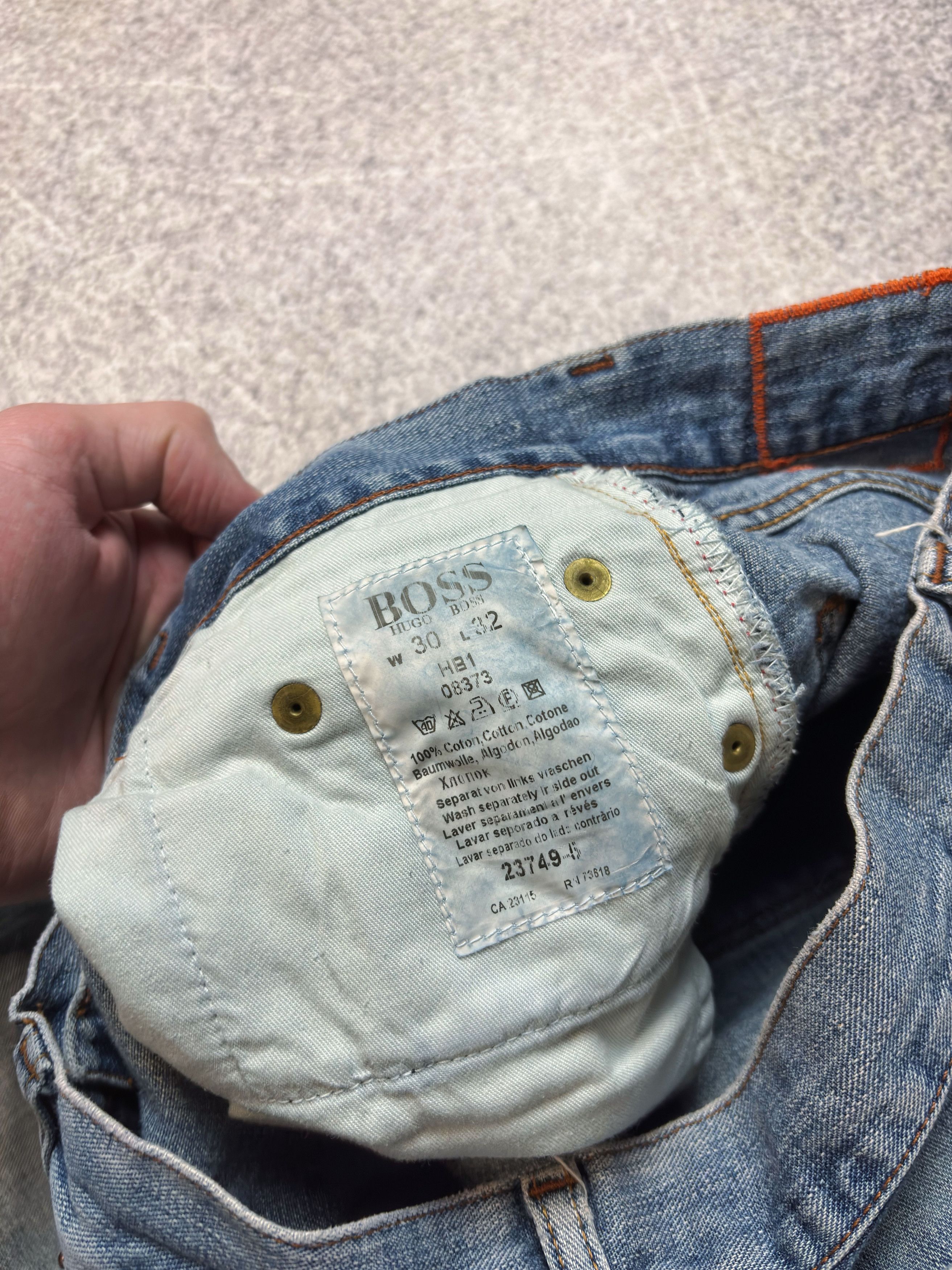 Hugo Boss HYSTERIC GLAMOUR JAPANESE TYPE HUGO BOSS WASHED JEANS Size US 30 / EU 46 - 8 Thumbnail
