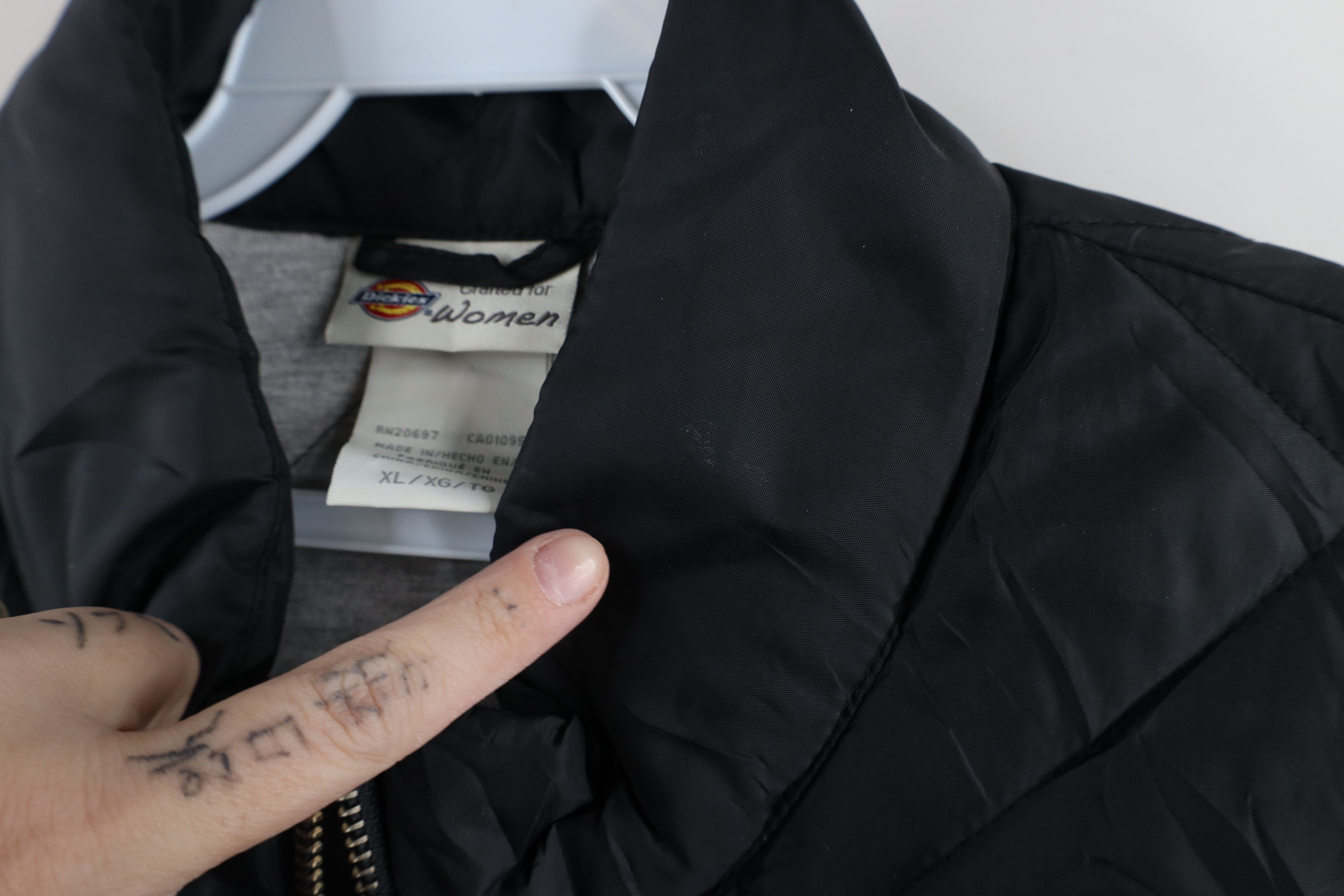 Dickies × Vintage Vintage Dickies Lined Quilted Puffer Vest Jacket Black Size XL / US 12-14 / IT 48-50 - 5 Thumbnail