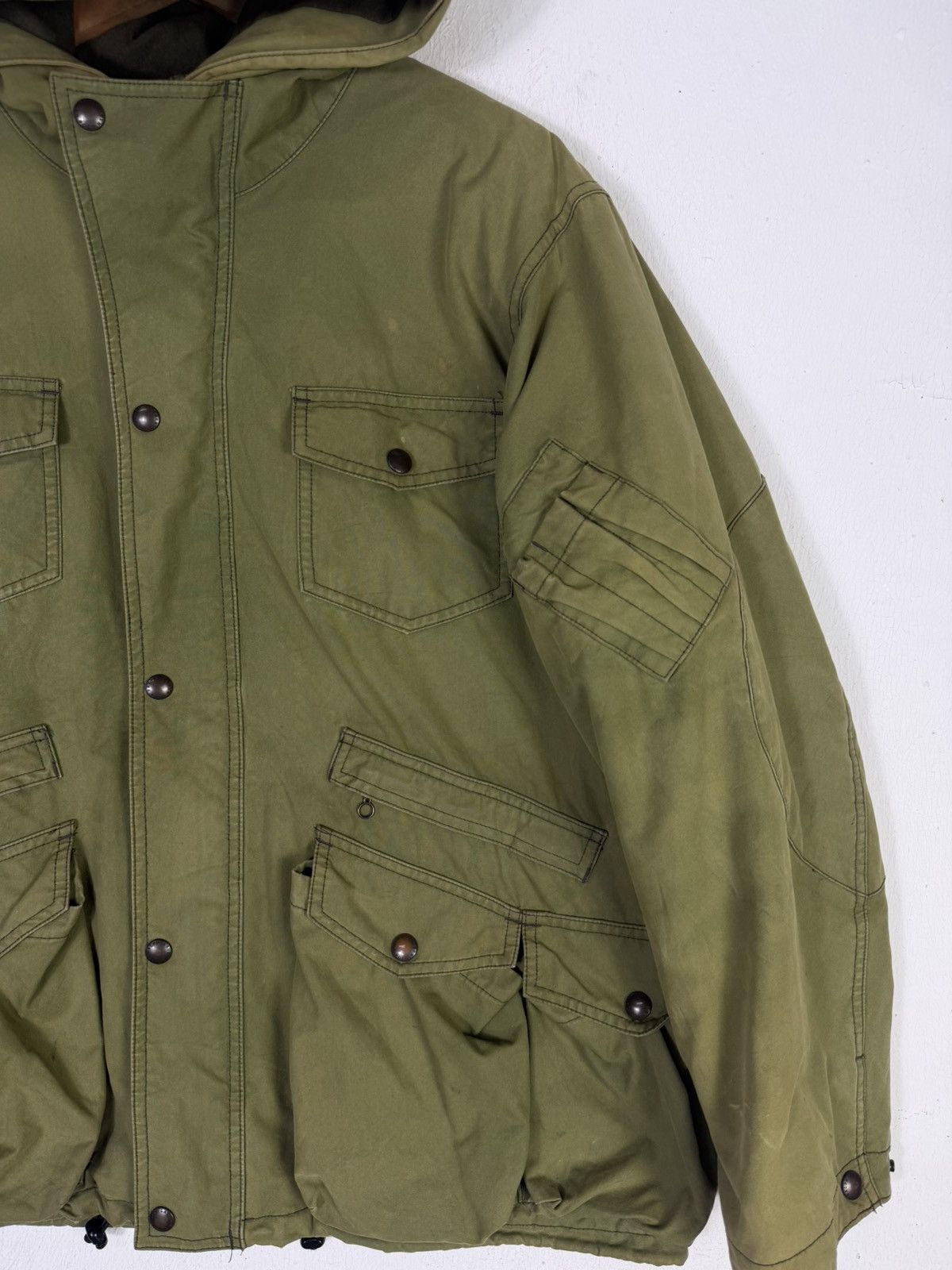 Polo Ralph Lauren Vintage Polo Ralph Lauren Waxed Cotton Fishing Jacket Size US L / EU 52-54 / 3 - 4 Thumbnail