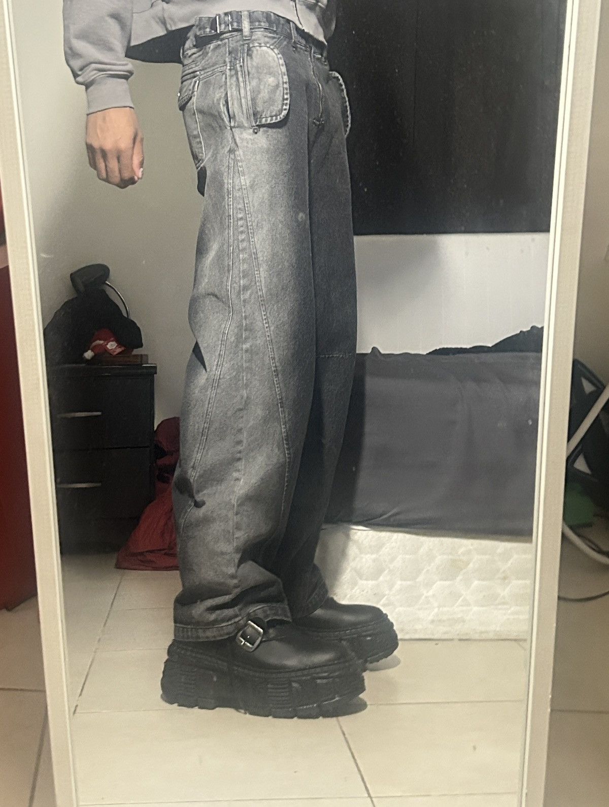 Vintage Two Tone Denim Size US 30 / EU 46 - 1 Thumbnail