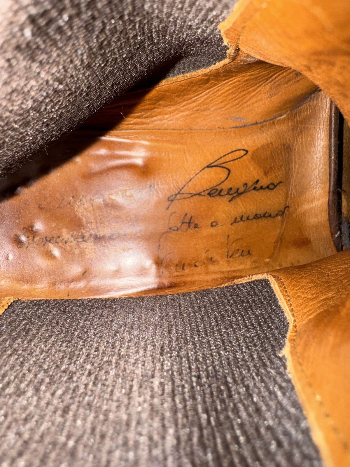Handmade Italian bespoke Handmade Calfskin Vibram sole Chelsea boots Size US 7.5 / EU 40-41 - 21 Thumbnail
