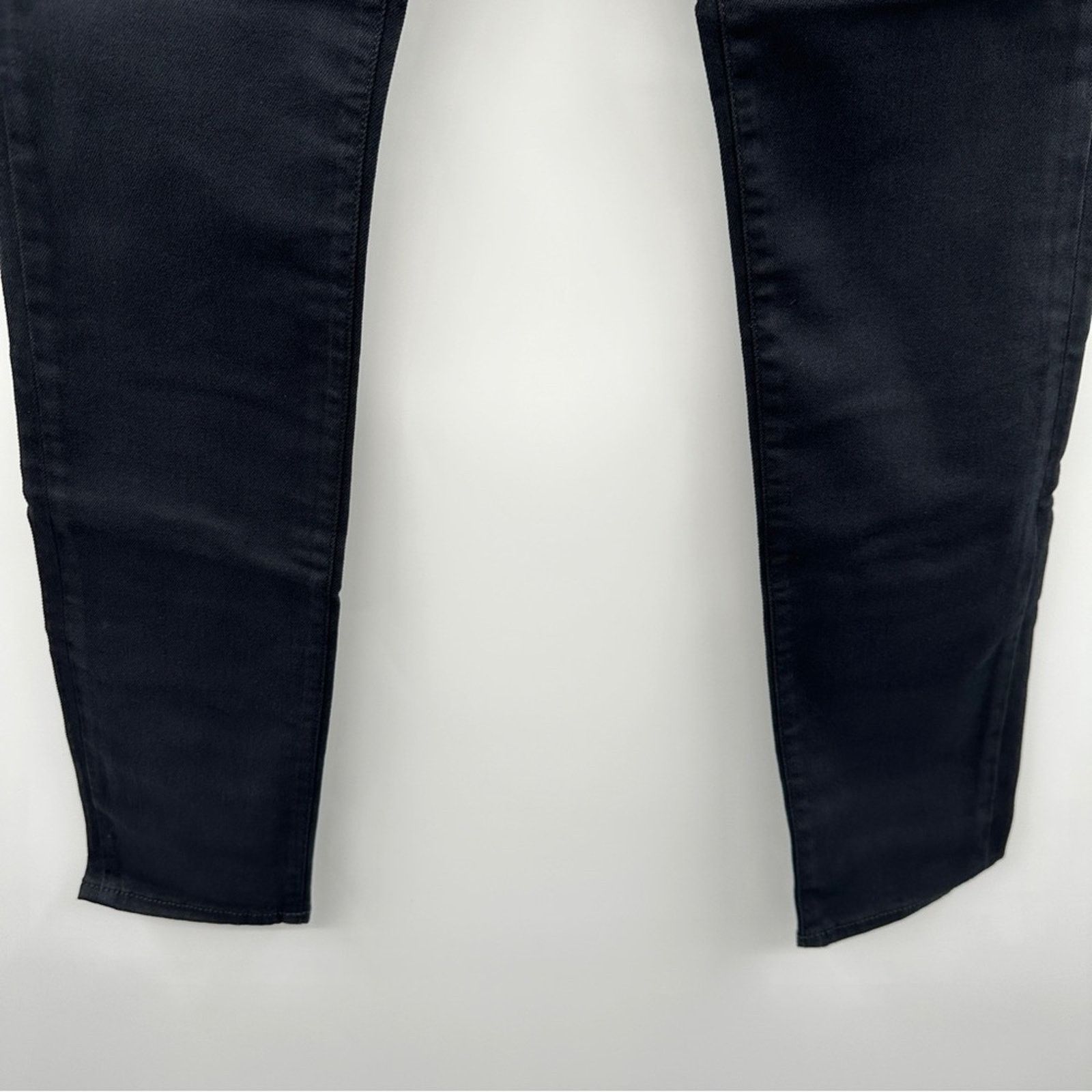Mavi Mavi James Skinny Mid Rise Jeans in Black Brooklyn NEW Size US 28 / EU 44 - 3 Thumbnail