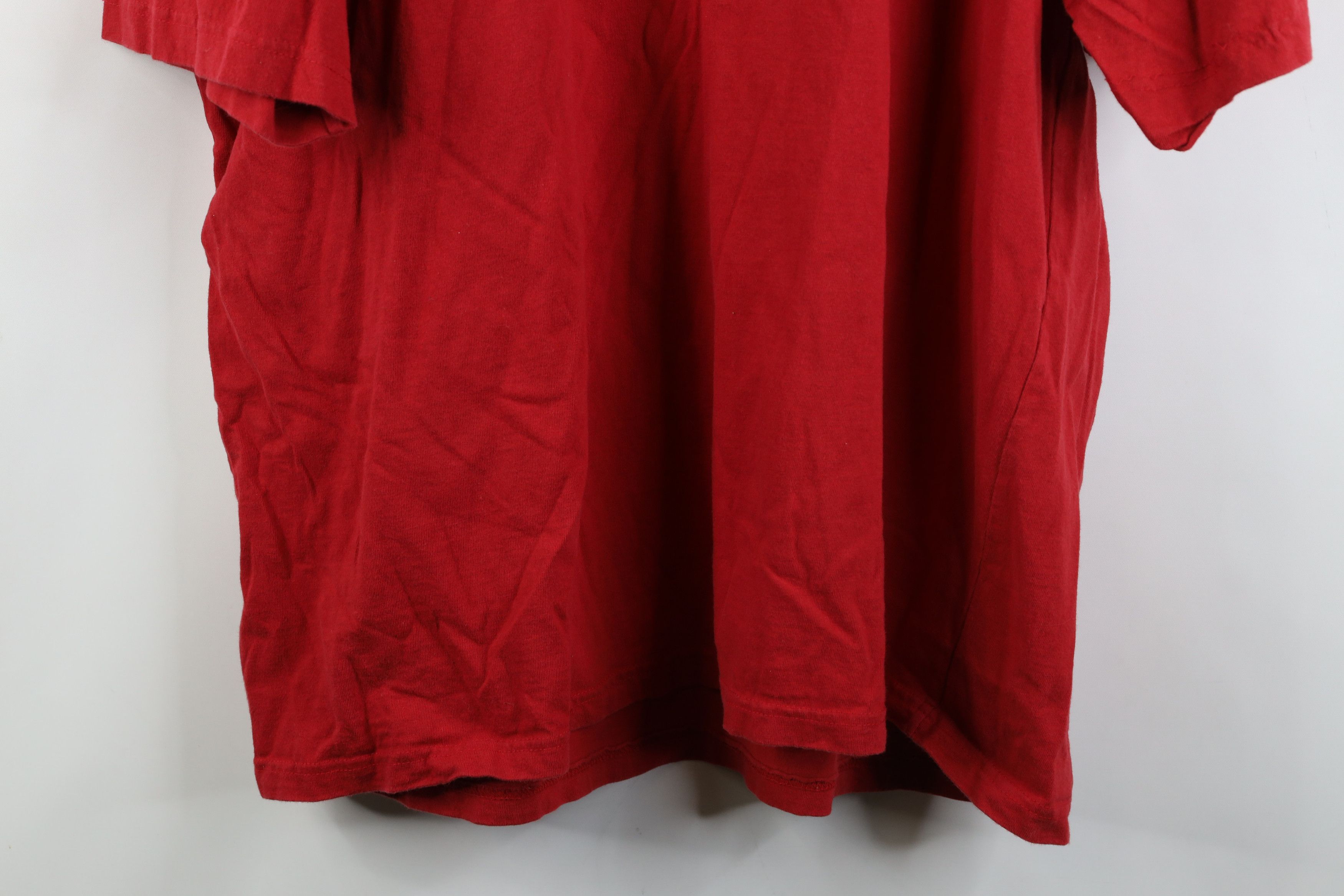 Eddie Bauer Vintage 90s Eddie Bauer Baggy Fit Cotton T-Shirt Red USA Size US XL / EU 56 / 4 - 13 Thumbnail