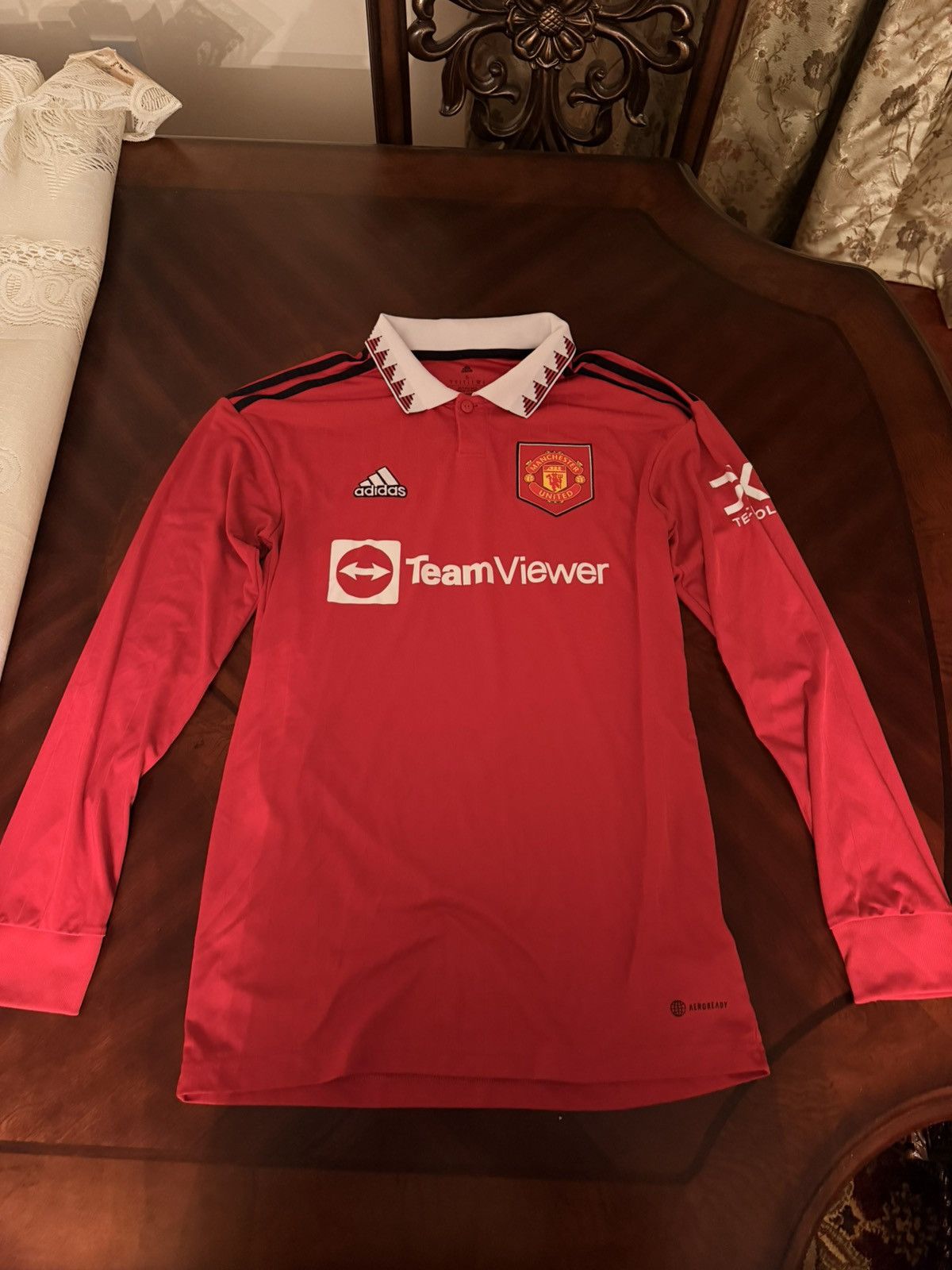 Adidas Adidas Manchester United Long Sleeve Kit Size US S / EU 44-46 / 1 - 1 Thumbnail